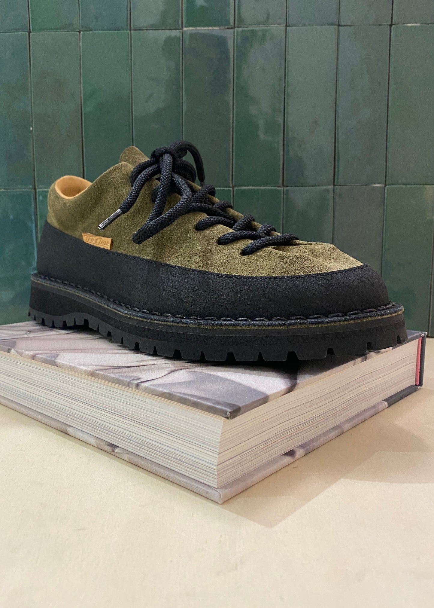 Chaussure Suede Verde T150