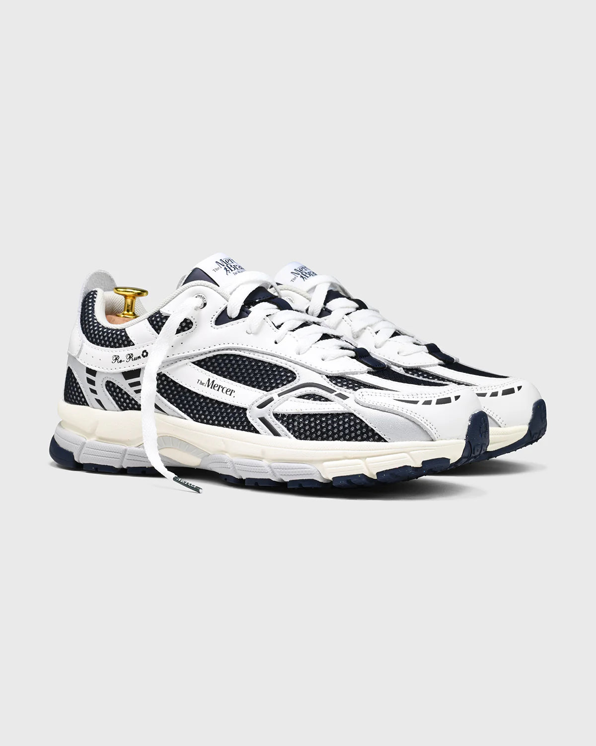 Re-Run White Silver - Navy