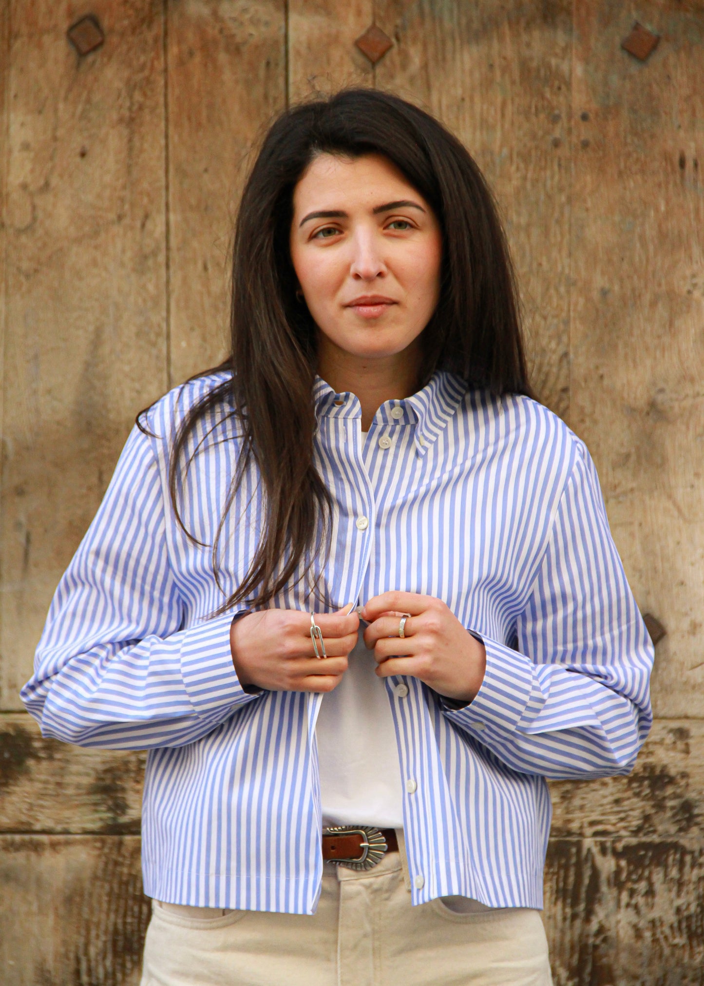 Chemise Sofia bleuet