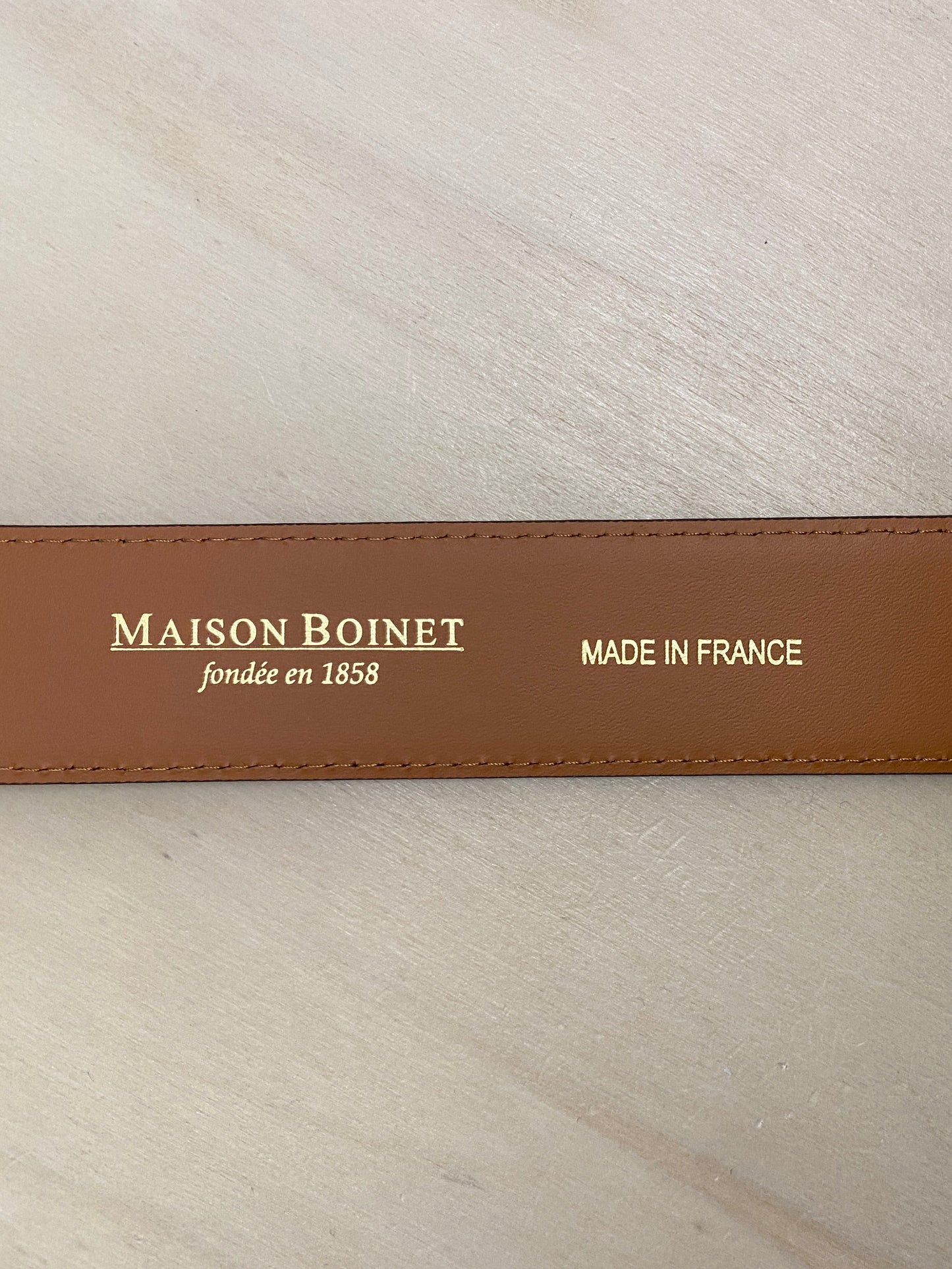 Ceinture Léna - Cacao boucle carré 94973S