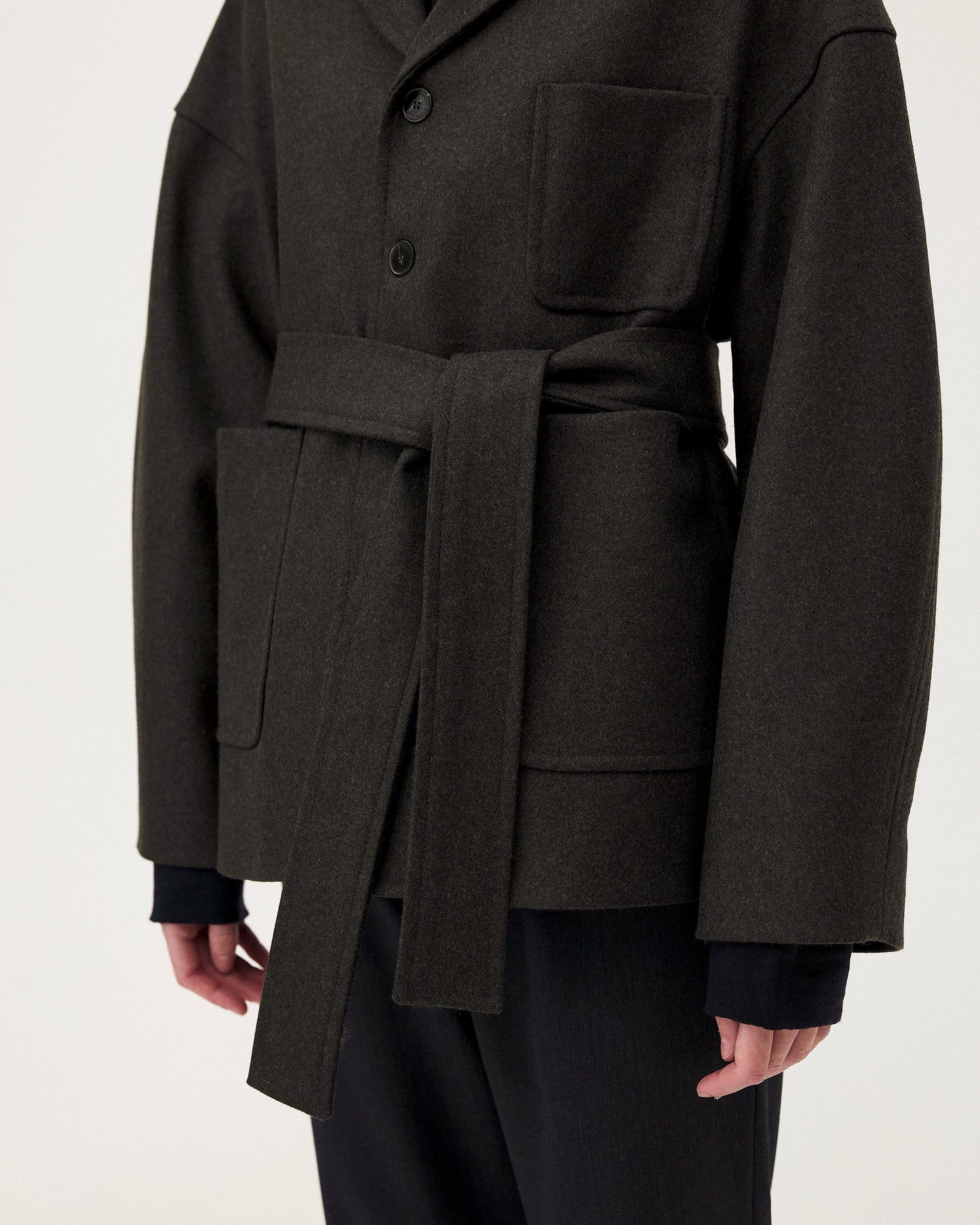 Manteau court Antwerp - Dark Forest
