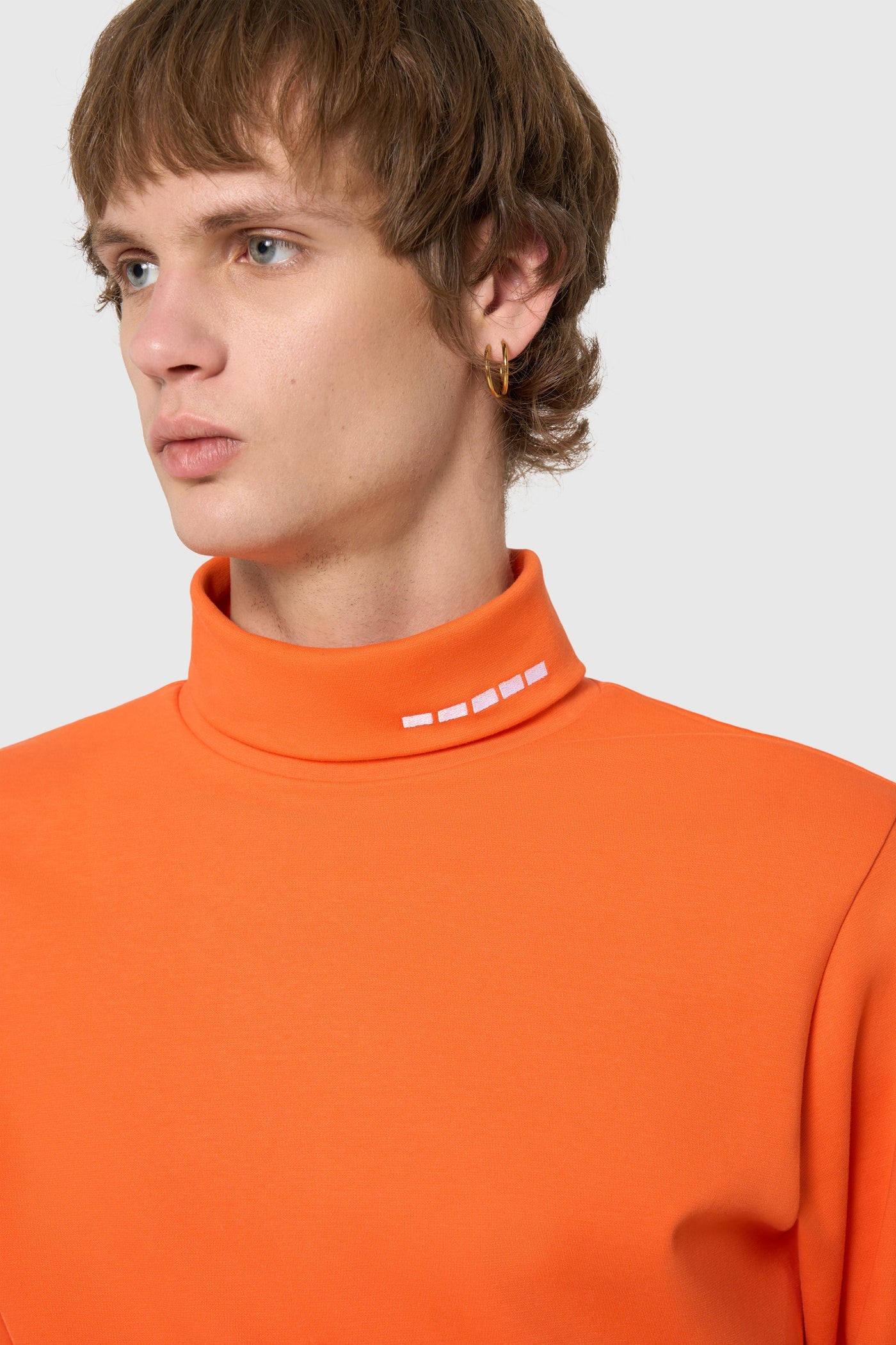 T-shirt col roulé - Utility Orange