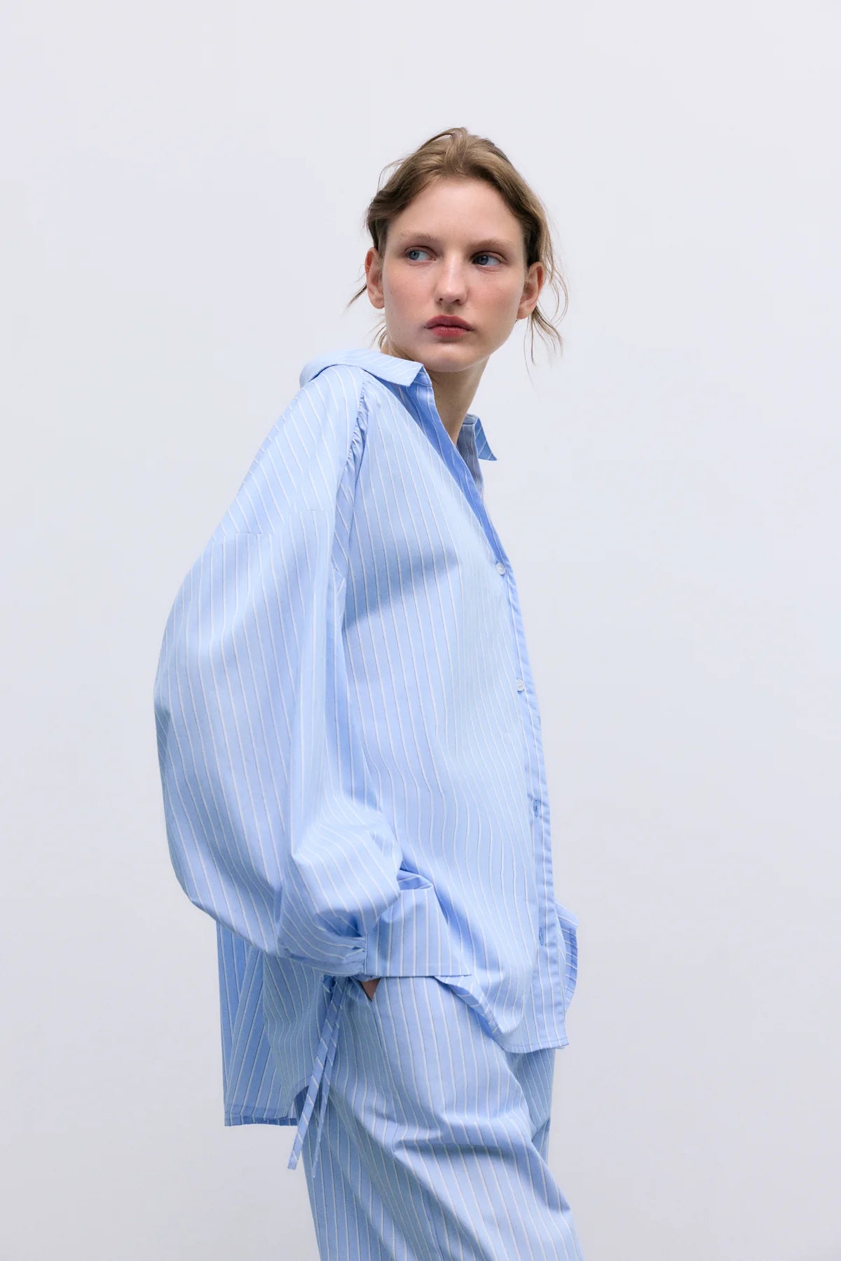 Aura Shirt Vista - Blue Stripes