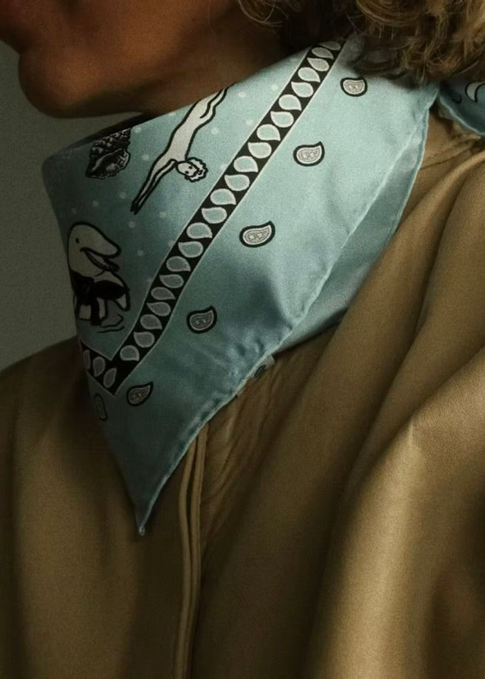 Bandana Sea Beauty - Bleu clair