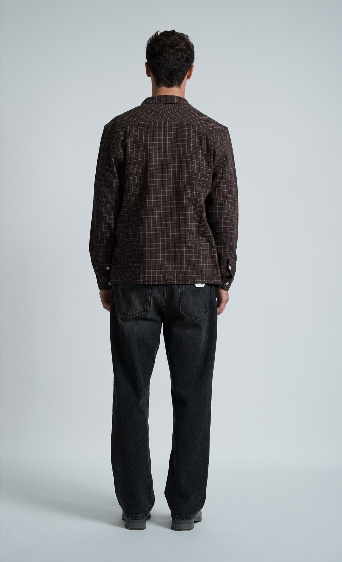 Chemise Ronny - Quadri Marrone