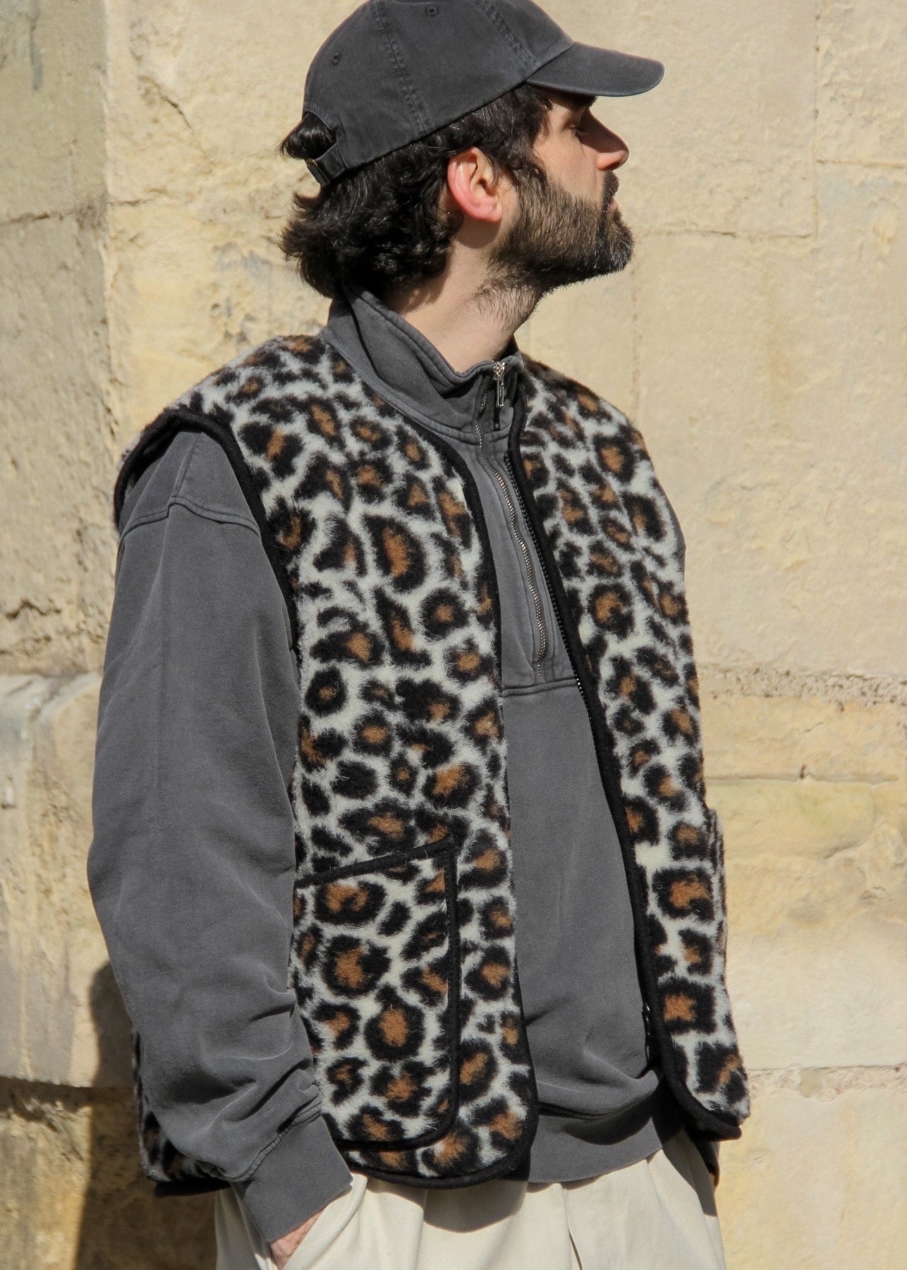 Veste sans manche Pepitko Léopard
