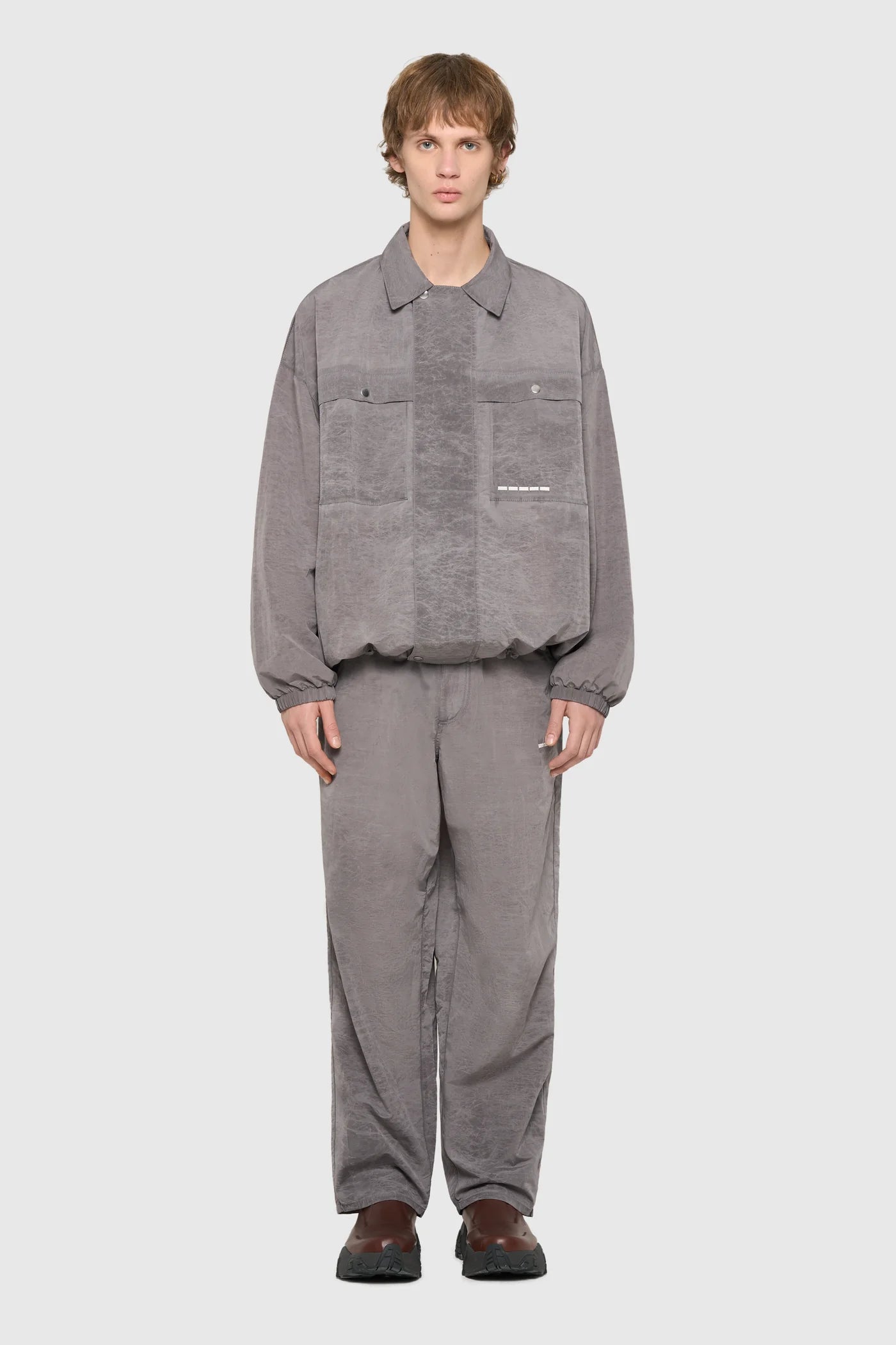Tracks Jacket - Sky grey
