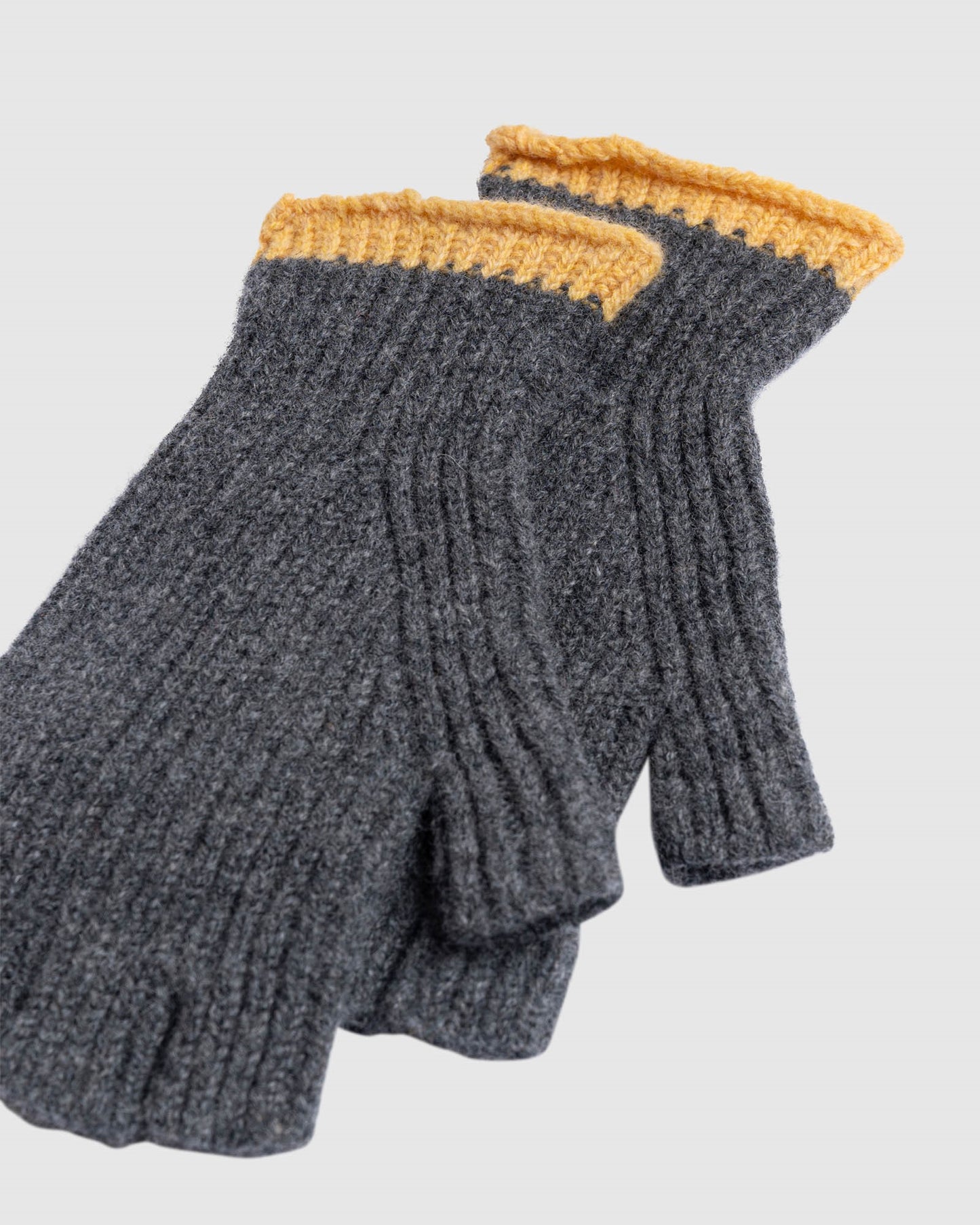 Lost my fingers Ribbed Gloves - métal