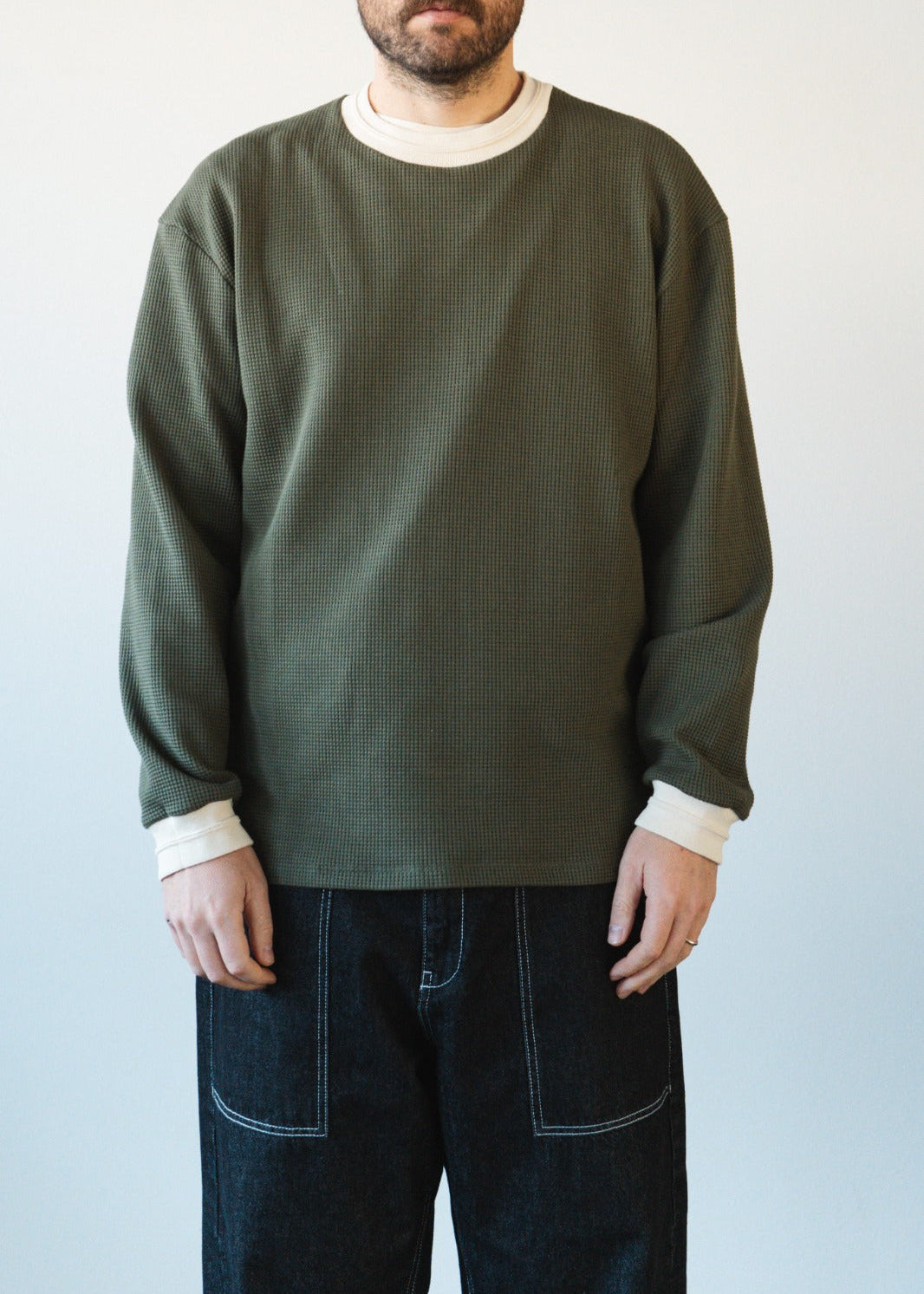 Sweat-shirt Steven - Army Green