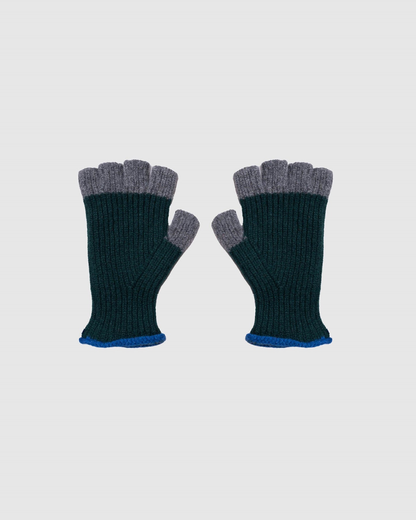 Mitaine No Fingers In There Ribbed Gloves - Forest