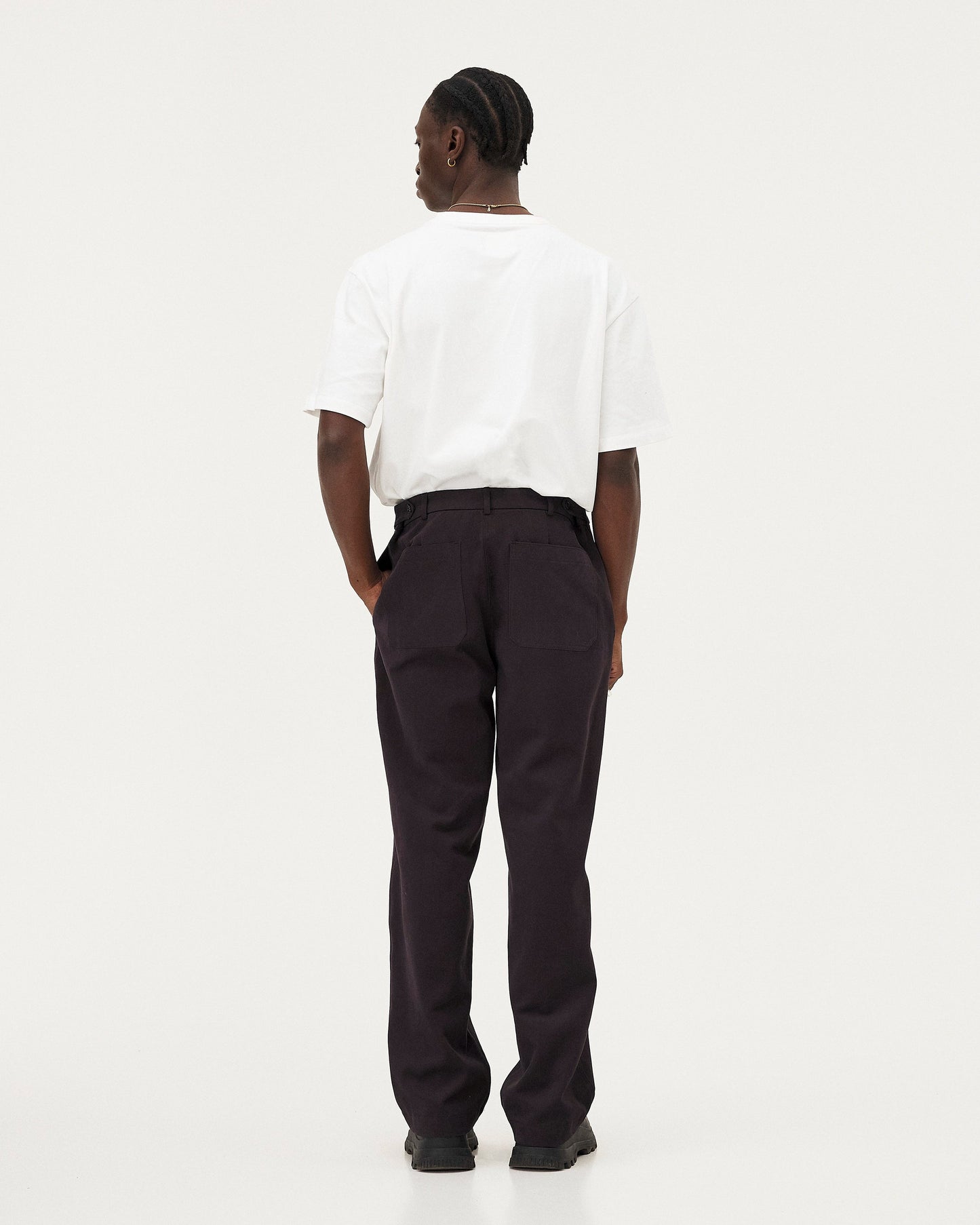 Pantalon droit Dalen - Dark Grey