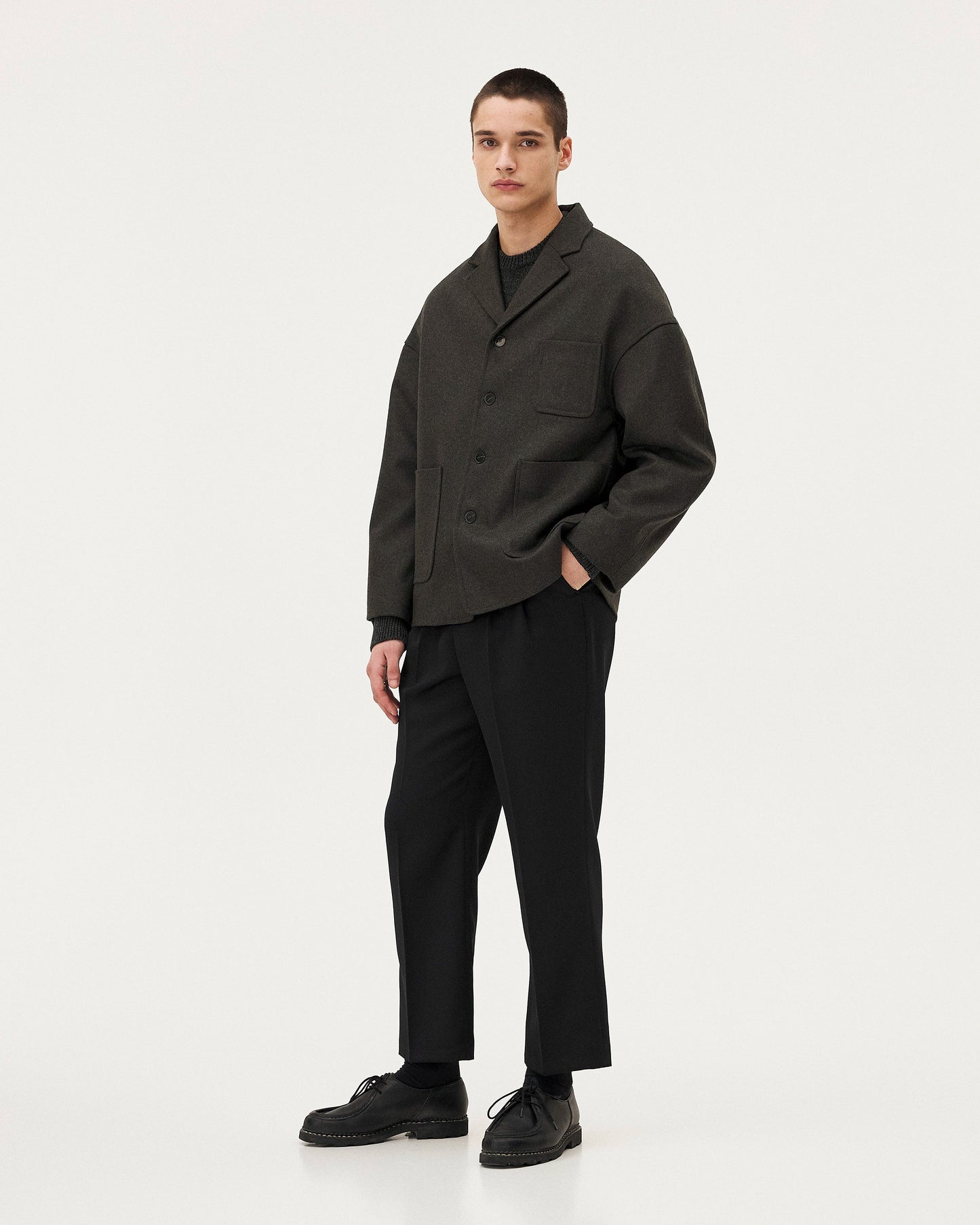 Manteau court Antwerp - Dark Forest