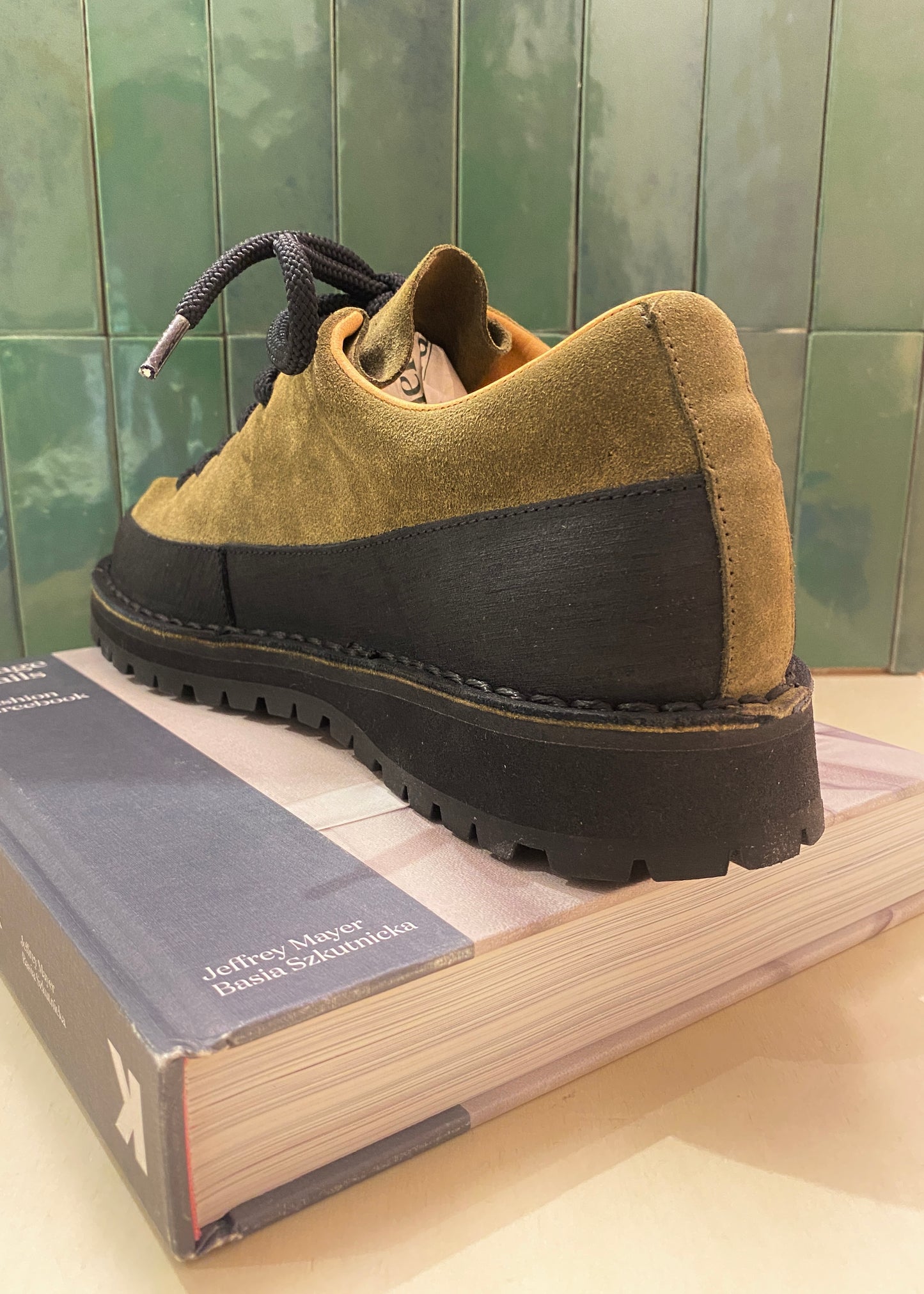 Chaussure Suede Verde T150