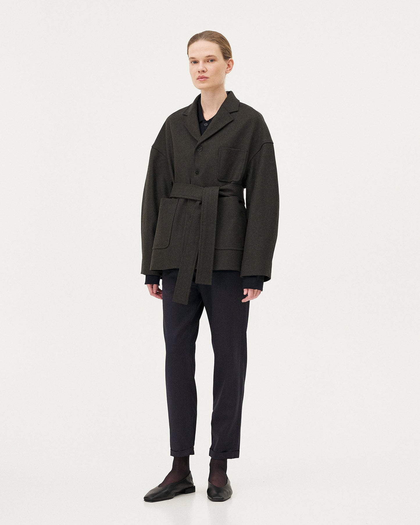 Manteau court Antwerp - Dark Forest