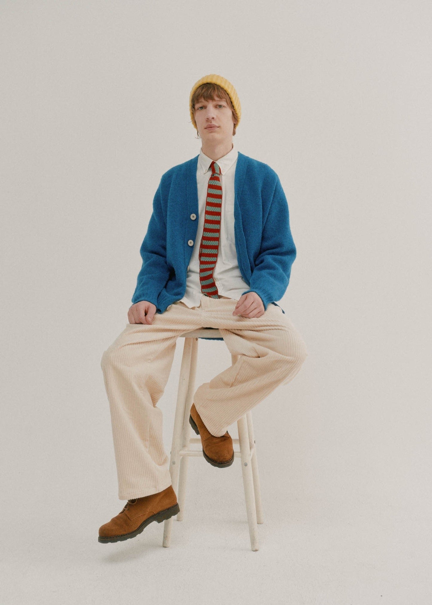 Pantalon en velour côtelé Cosmic écru