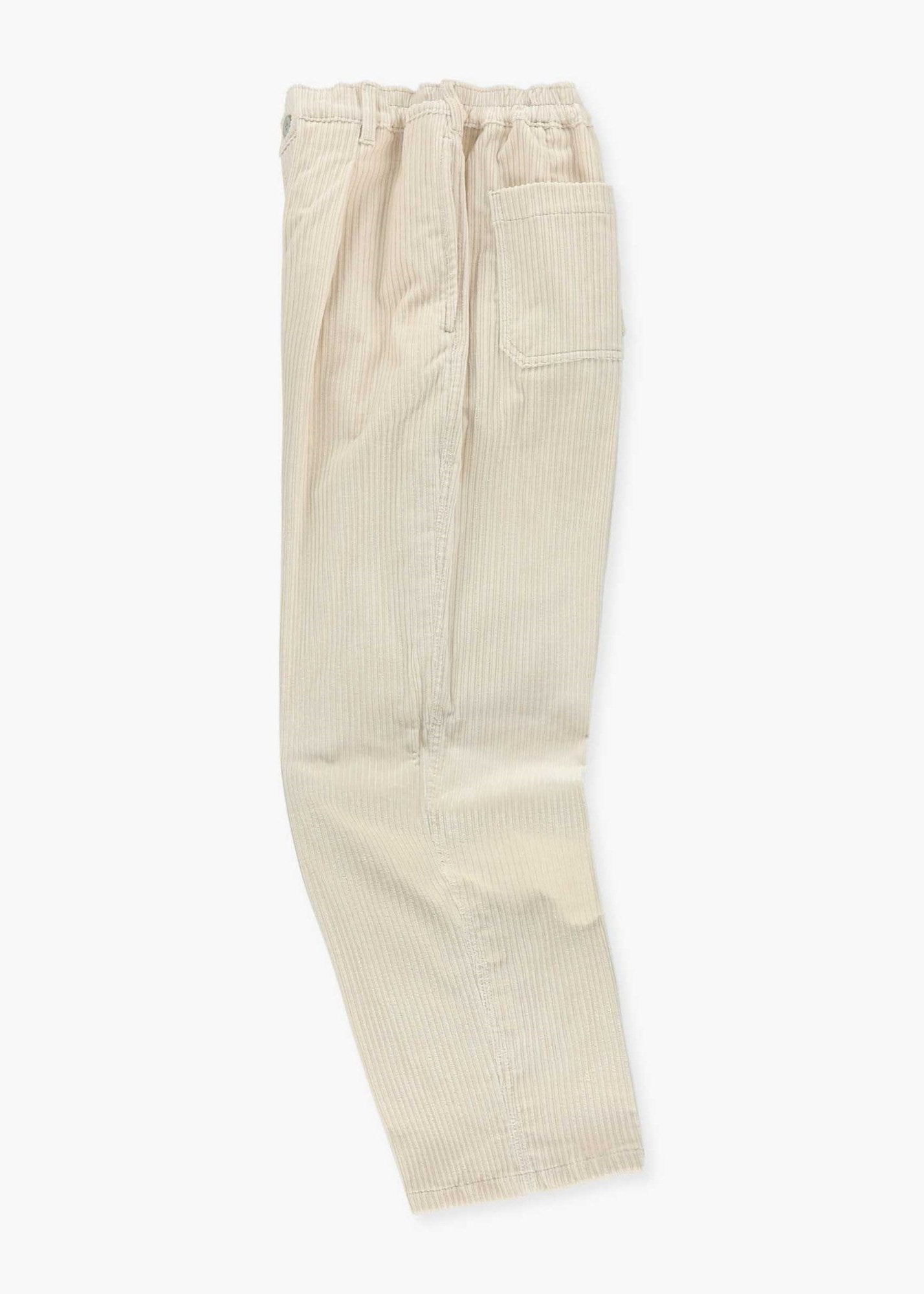 Pantalon en velour côtelé Cosmic écru