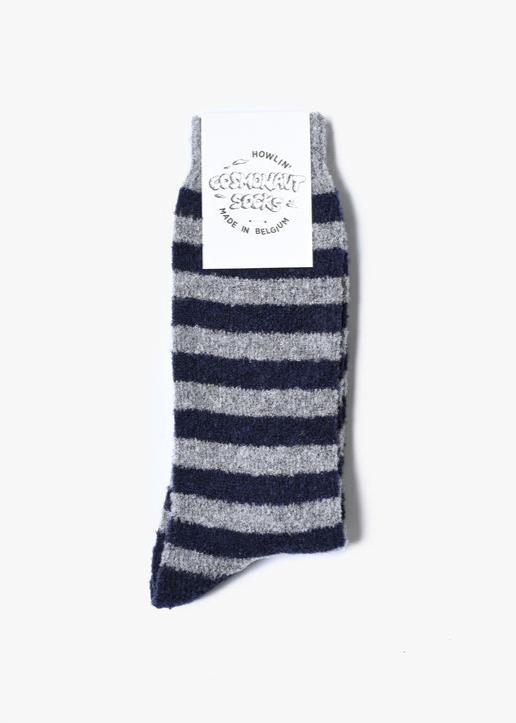 Chaussettes "Cosmonaute" Bleu / Gris