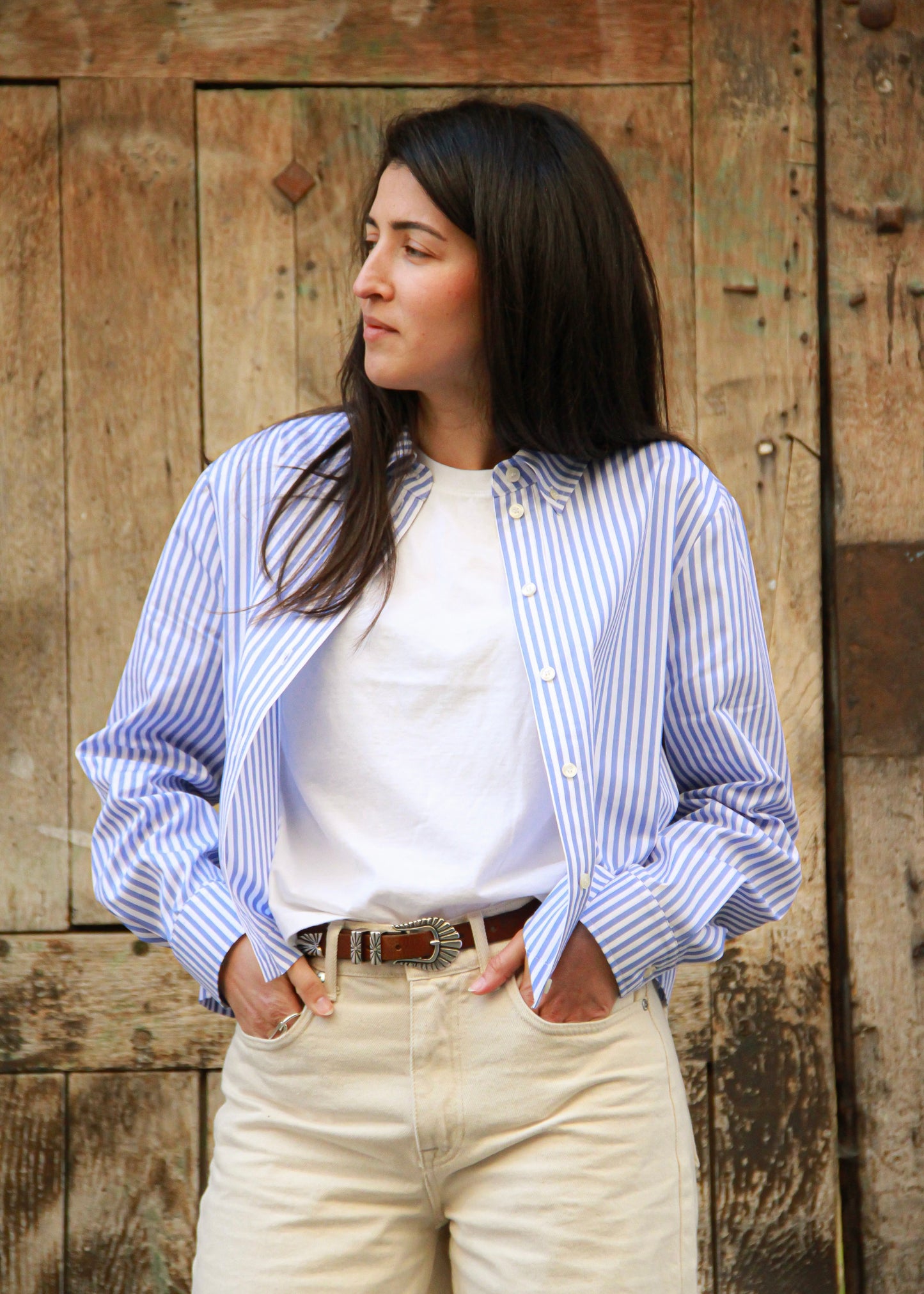 Chemise Sofia bleuet