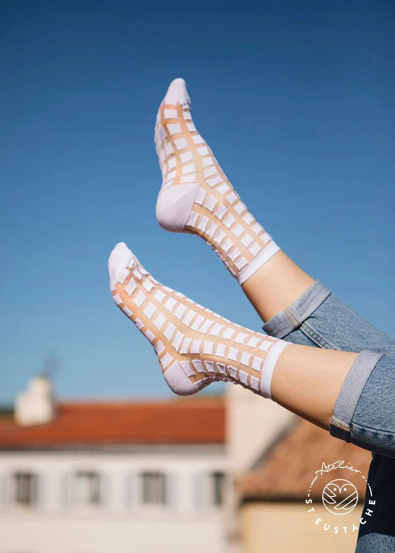 Chaussettes Ginza white