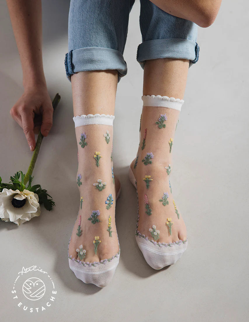 Chaussettes Fleurs des champs