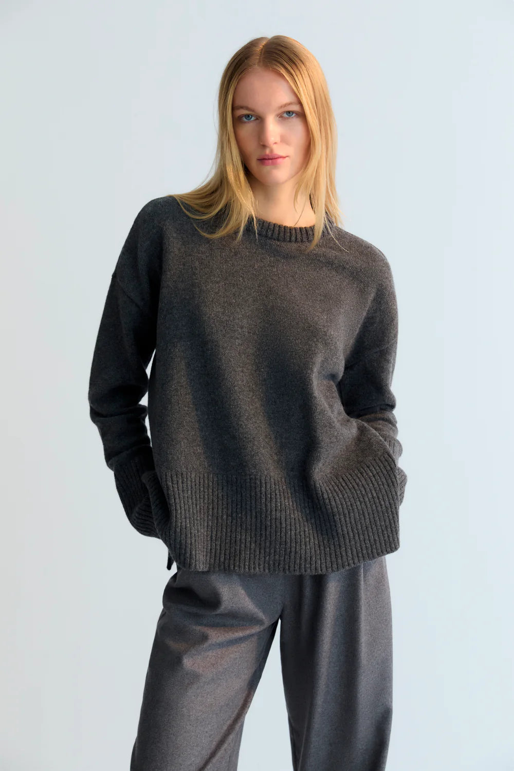 Agatha Jumper Mid Grey
