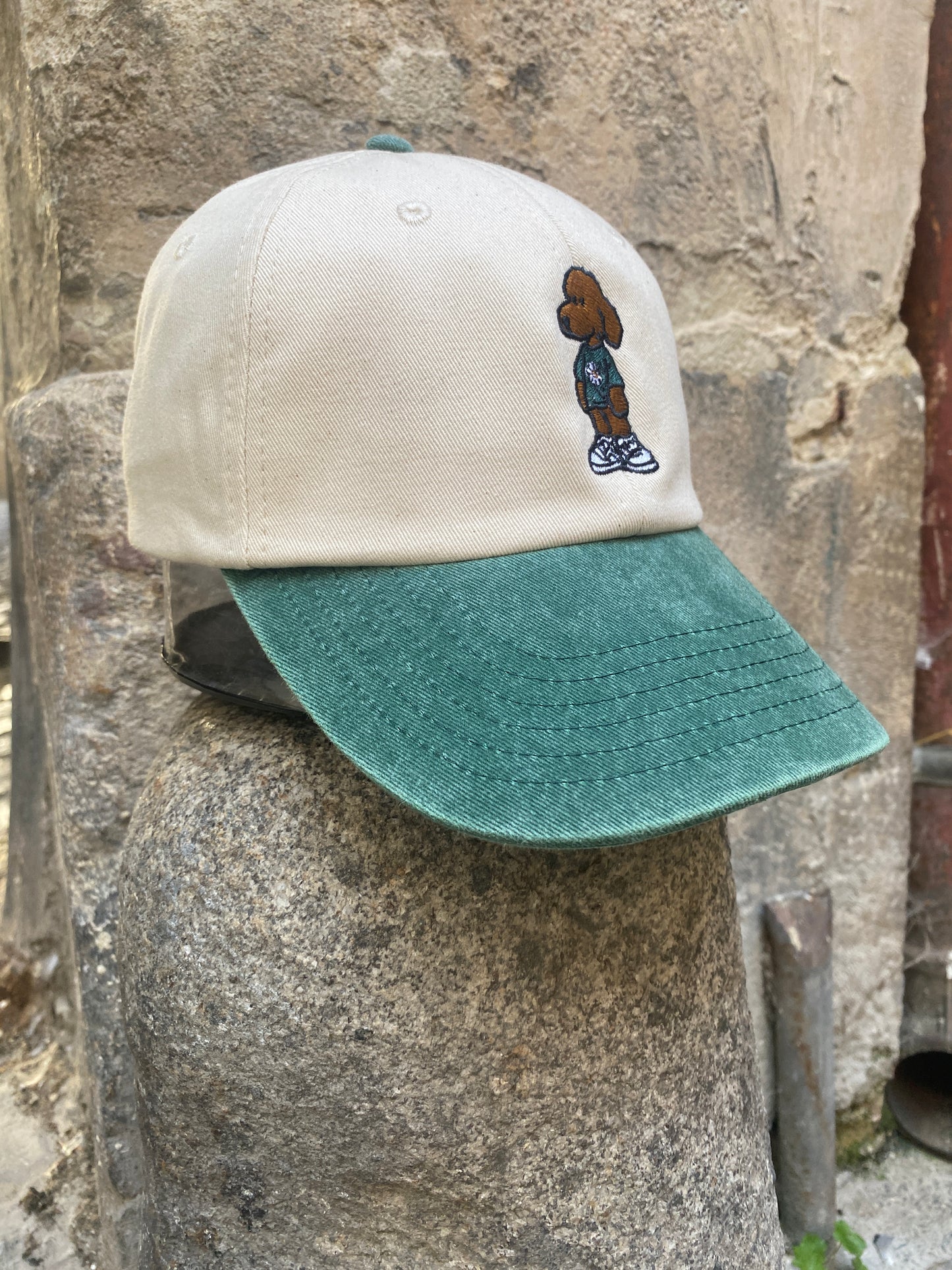 Casquette Maggie chou - Blanc et vert