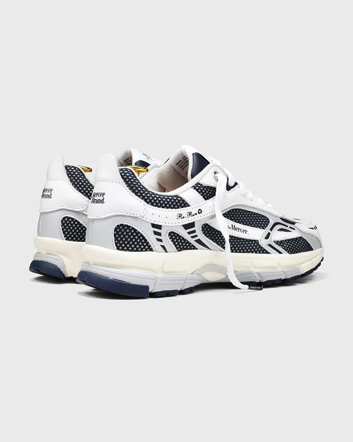 Re-Run White Silver - Navy
