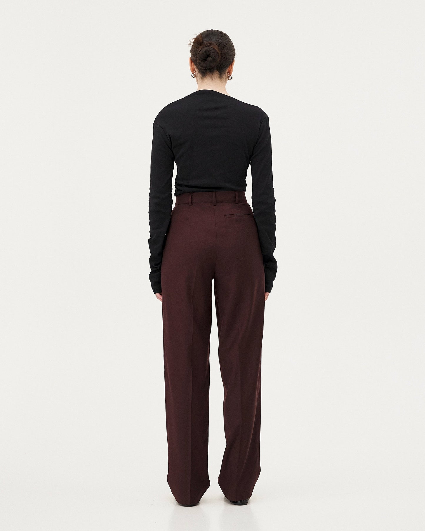 Pantalon Elodar burgundy