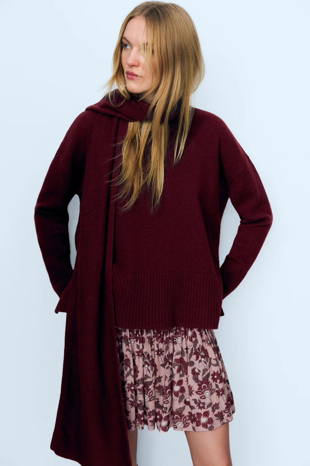 Agatha Jumper Plum