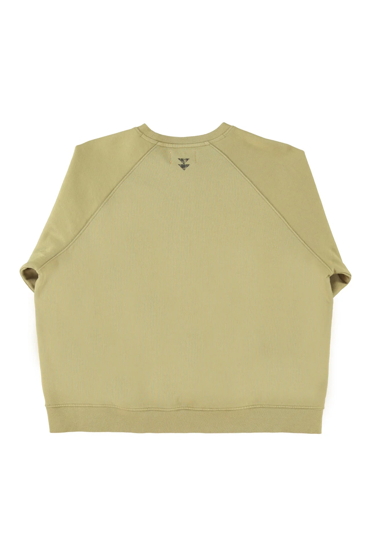 Fitted sweatshirt | Kakhi w/ "double trouble" print