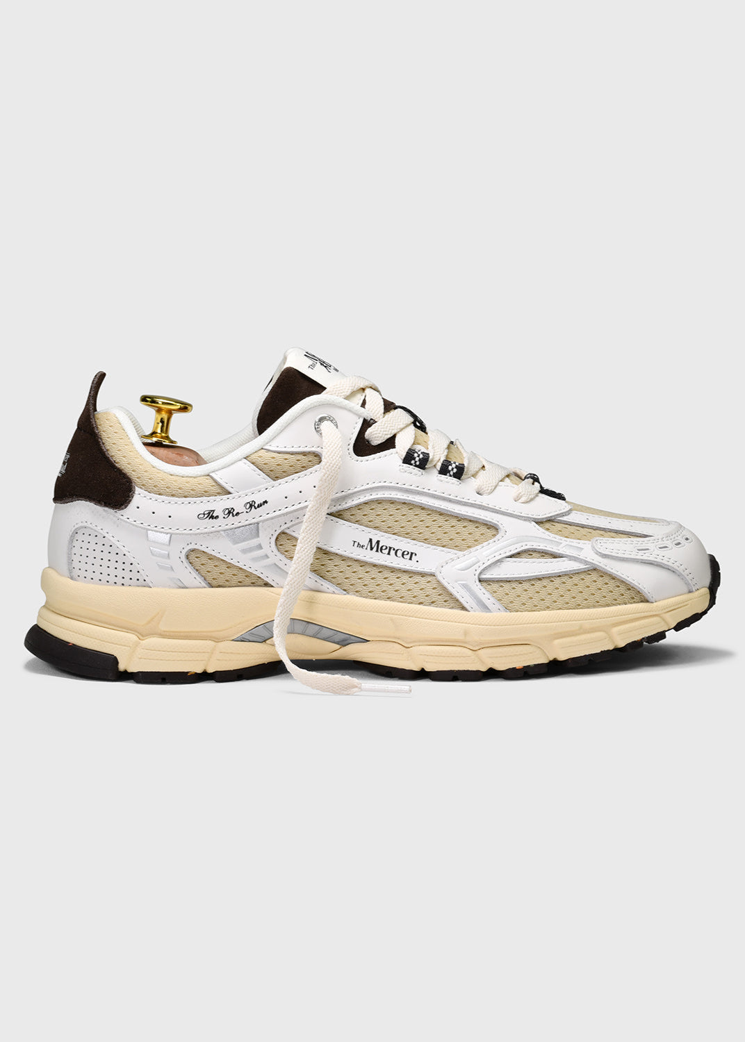 Basket Re-Run Vintage White/brown