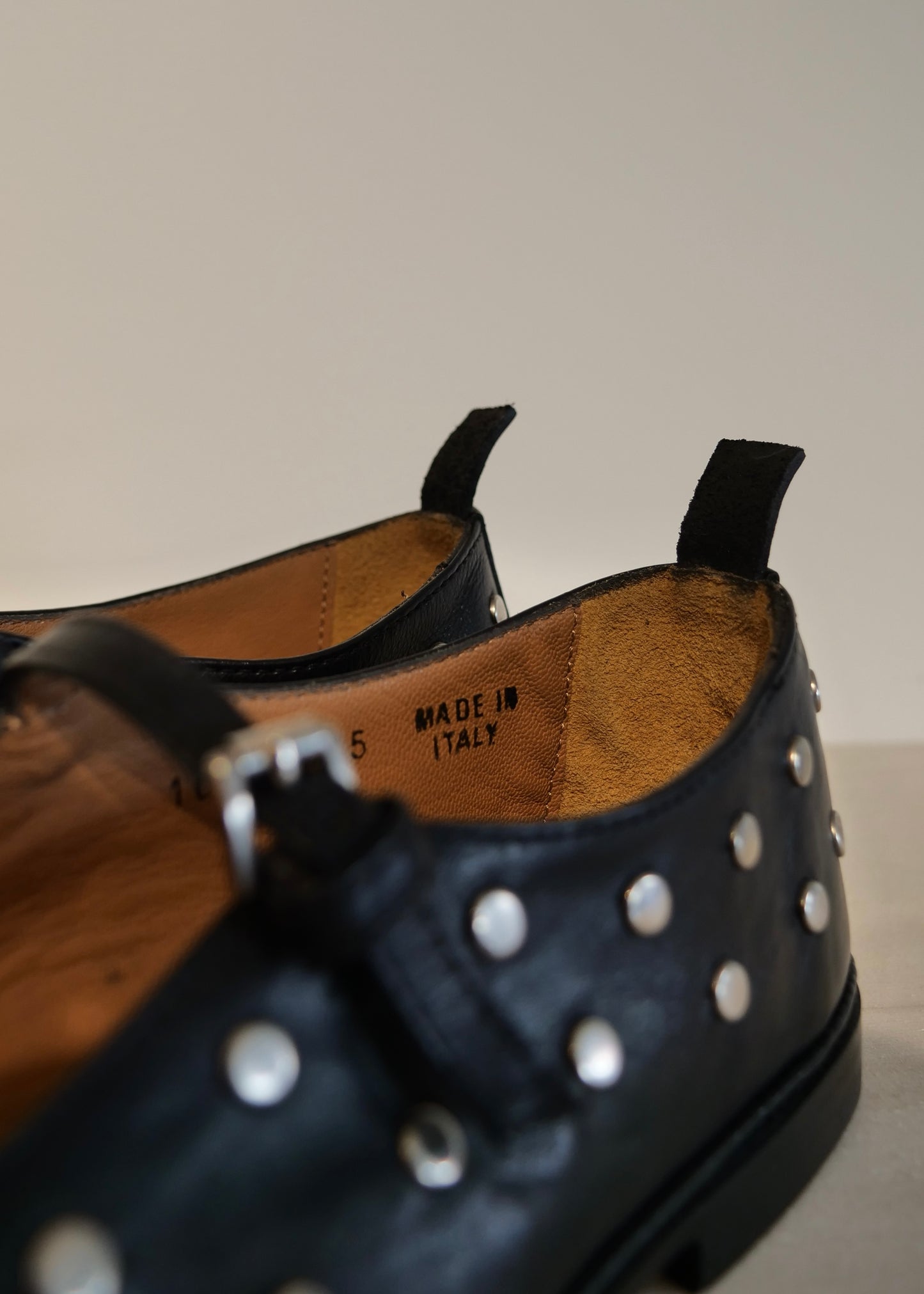 Ballerines noir à clous