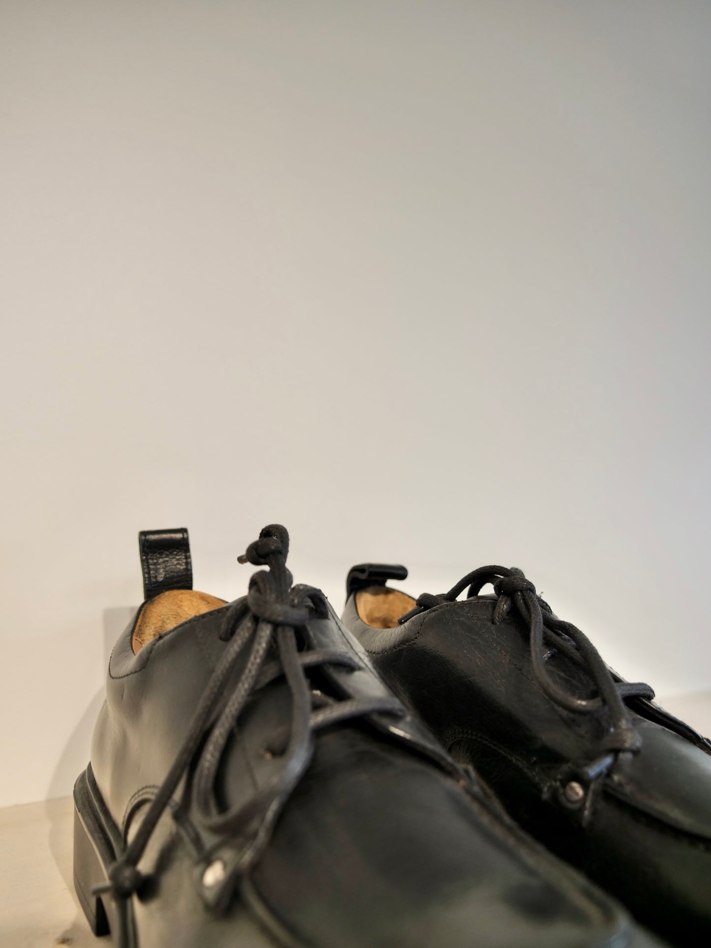 Soulier noir à lacet