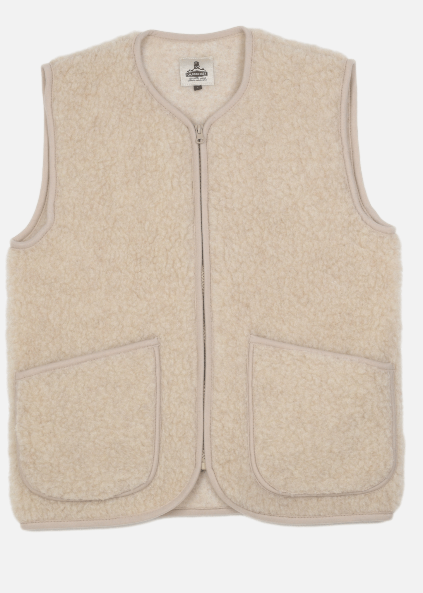 Veste sans manche Pepitko Beige