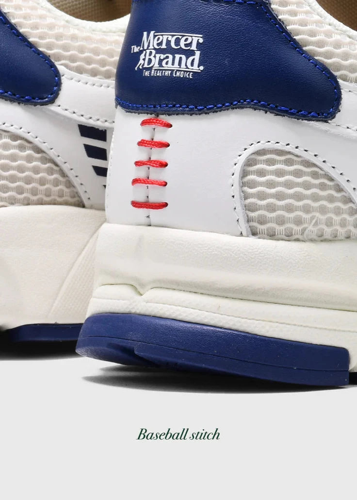 Re-run Baseball white/blue