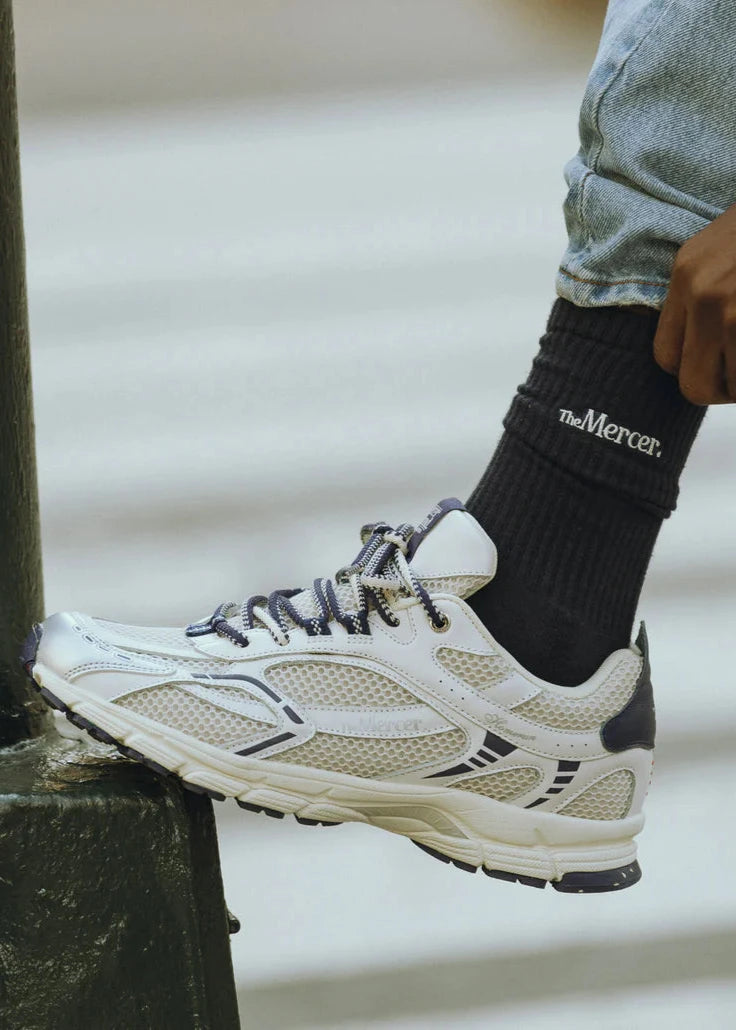 Re-run Baseball white/blue