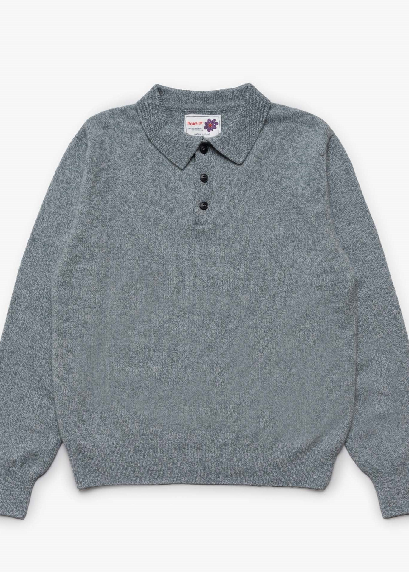 Pull Dance of the Polo knit - Sky Mix
