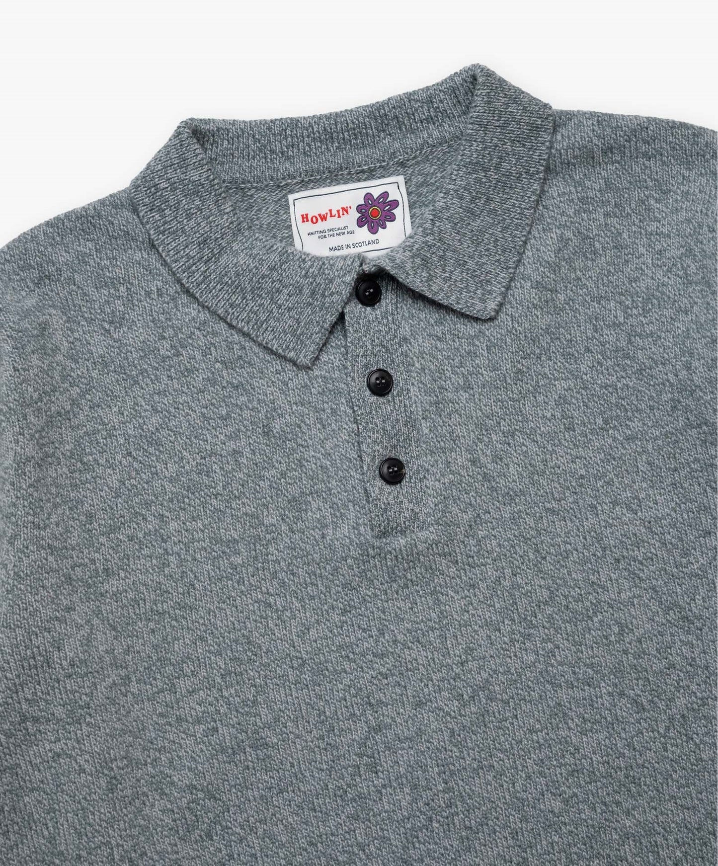 Pull Dance of the Polo knit - Sky Mix