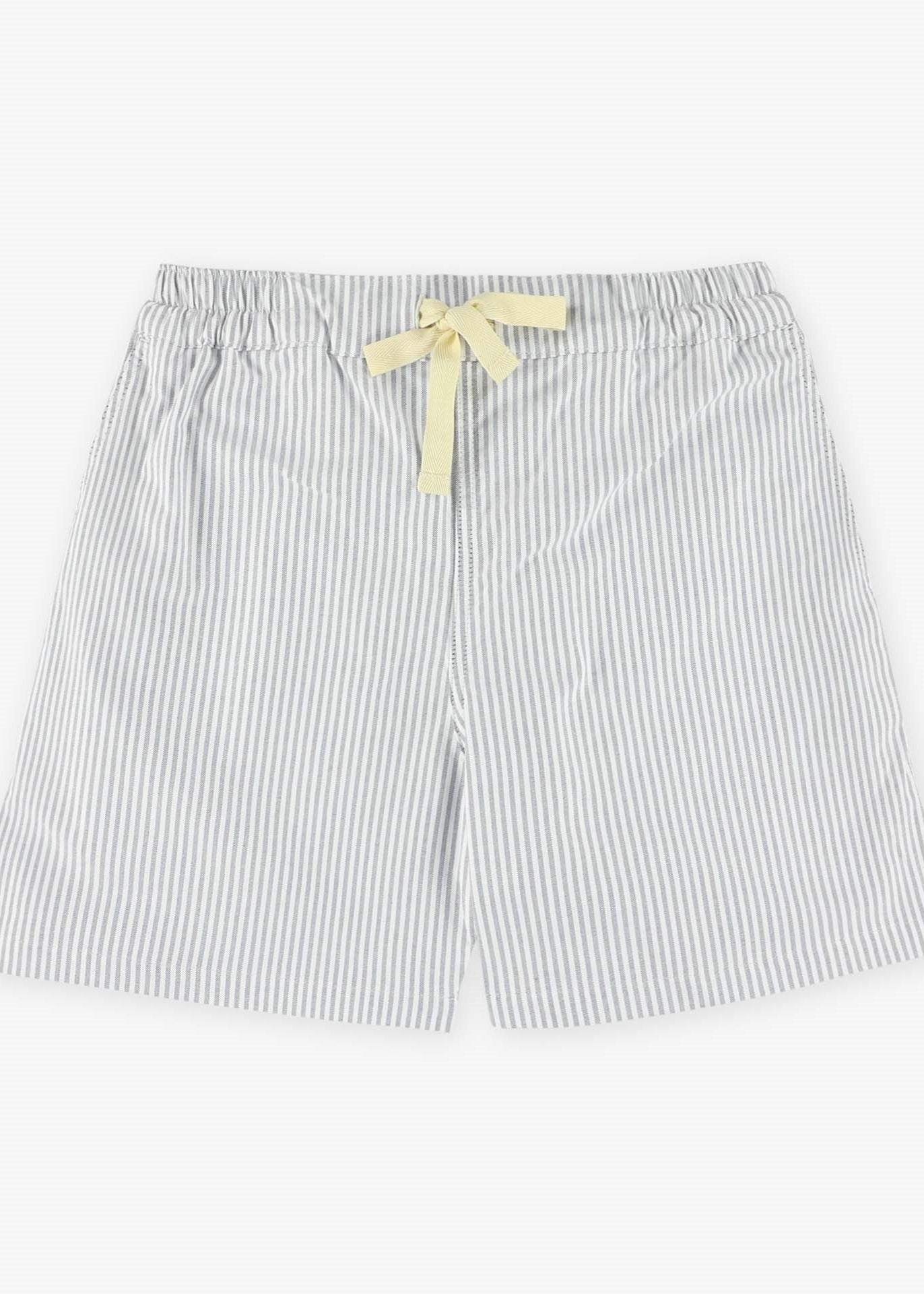 Short Private Shorts - Stripes Oxford