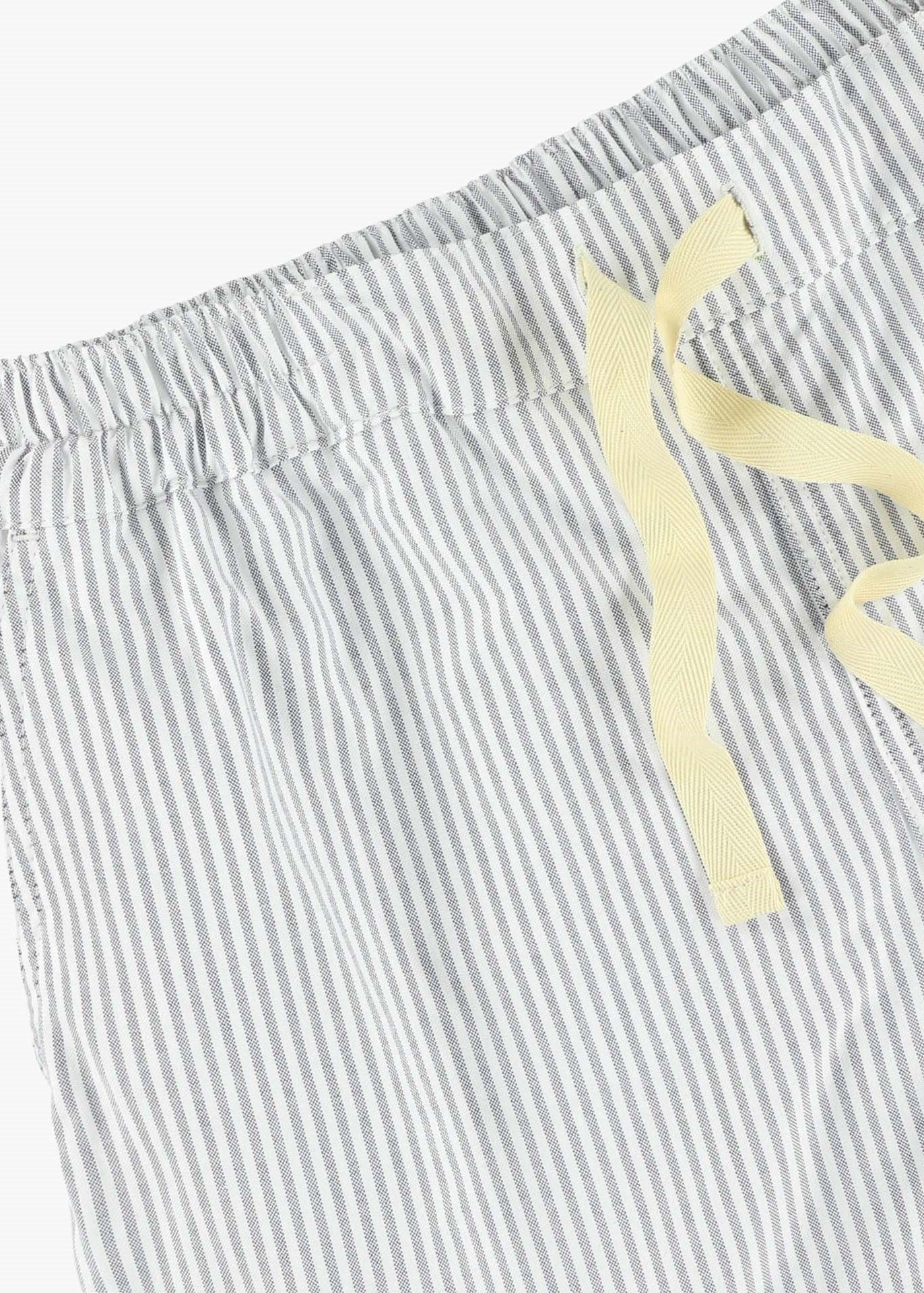 Short Private Shorts - Stripes Oxford