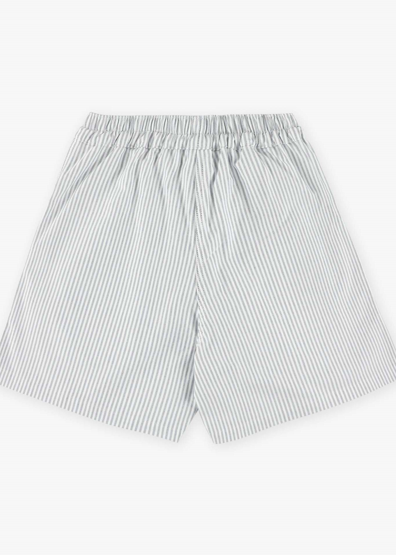 Short Private Shorts - Stripes Oxford