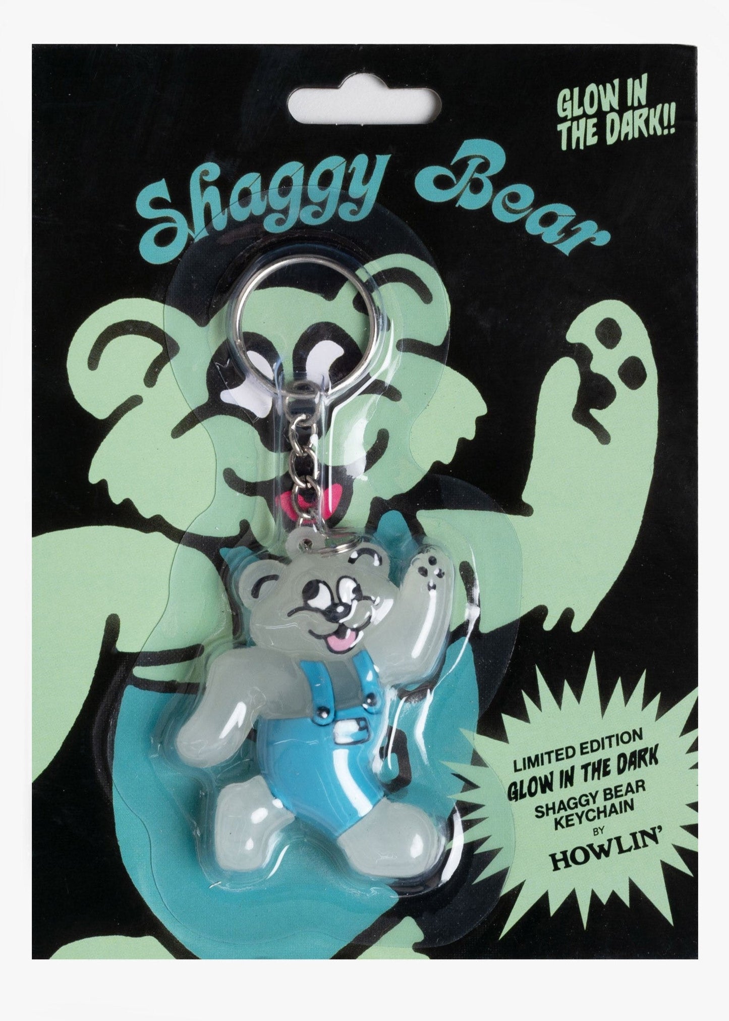 Porte Clés Shaggy Bear - Glow in the dark