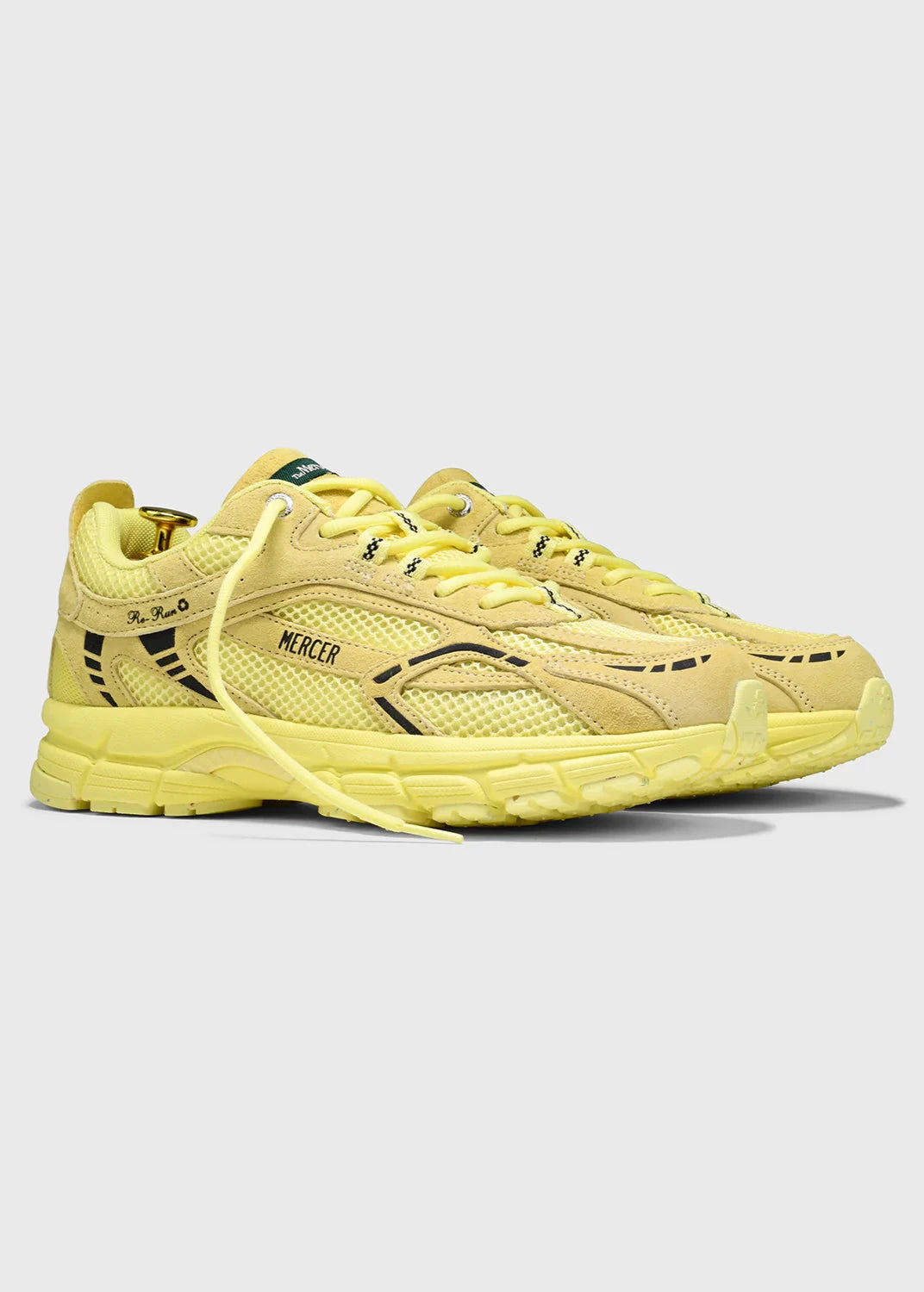 Basket Re-Run Monochrome Jaune