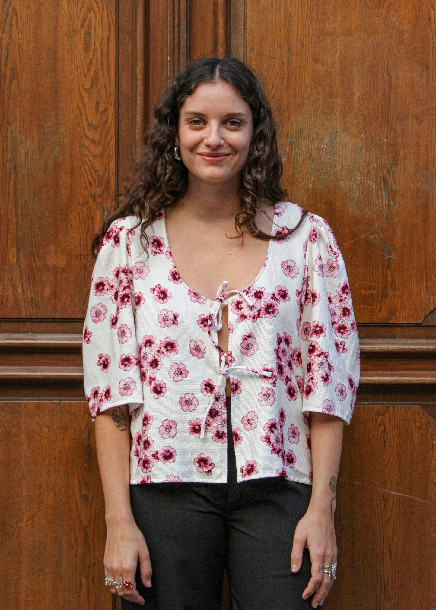 Blouse Agnès cherry blossom