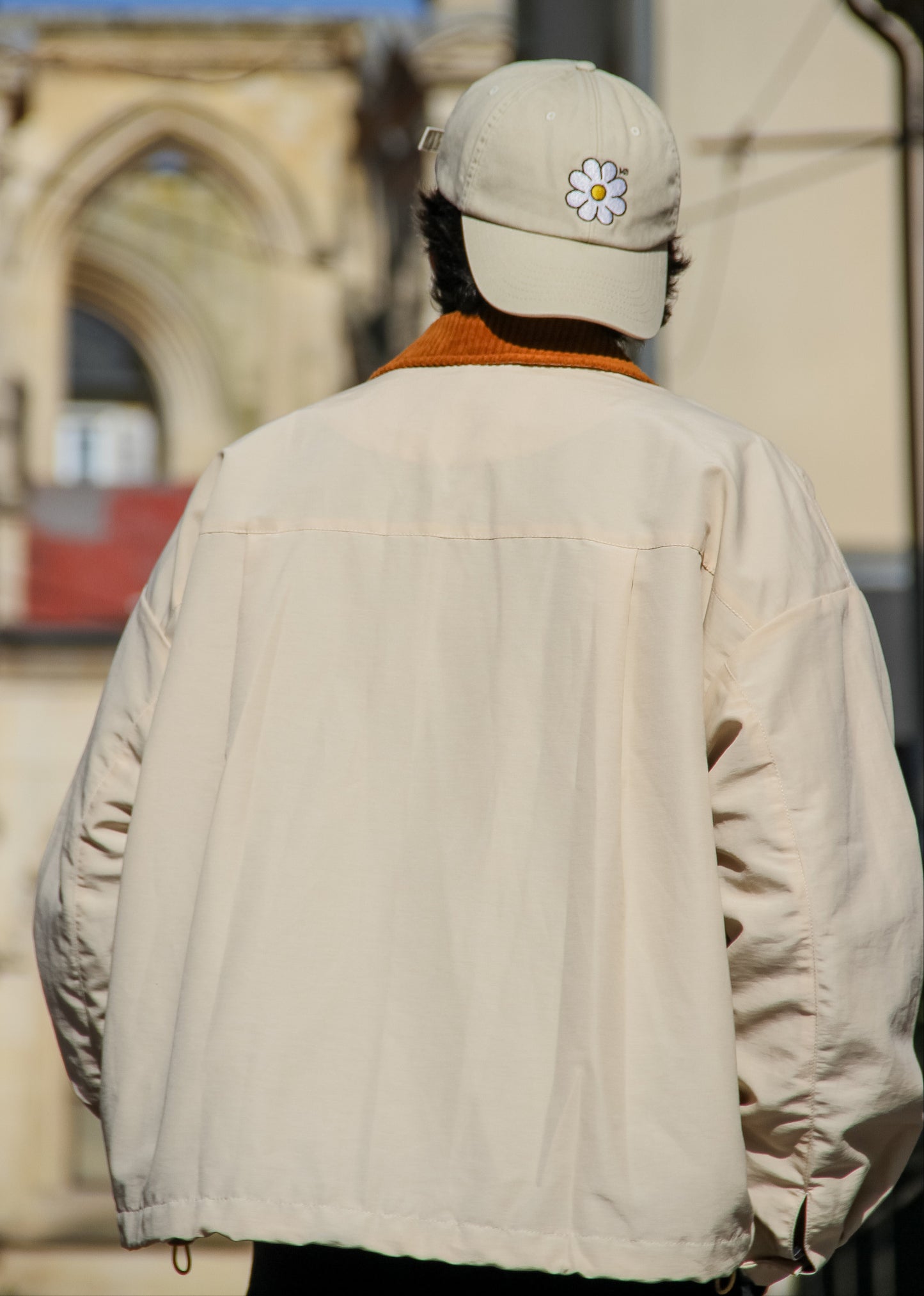 Veste Boxy Swing Jacket Cream