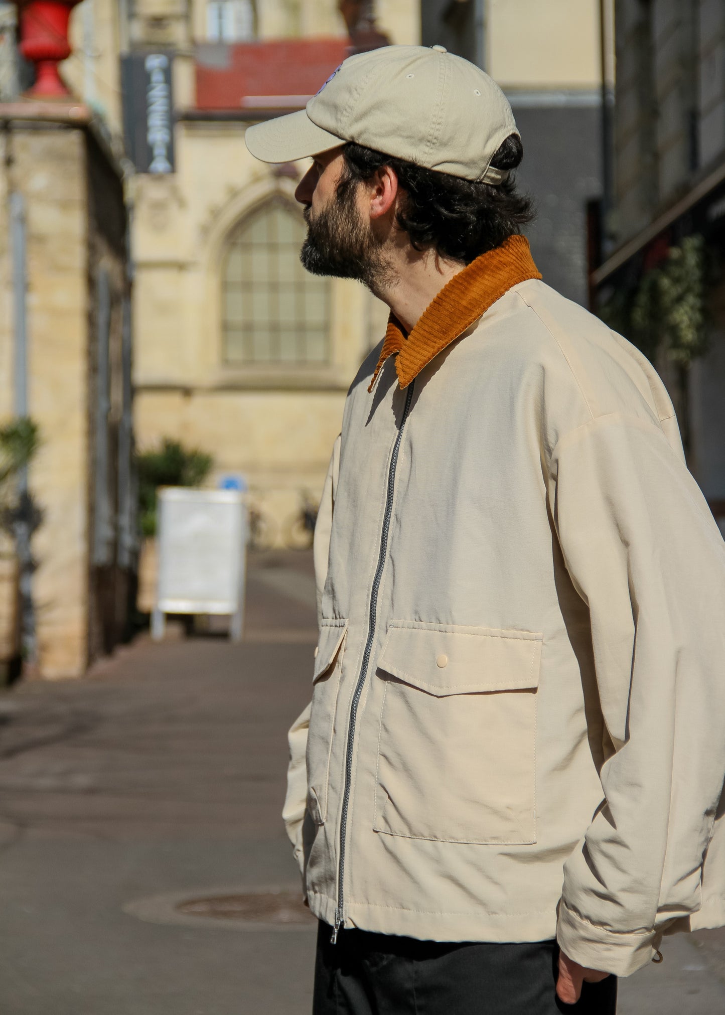 Veste Boxy Swing Jacket Cream