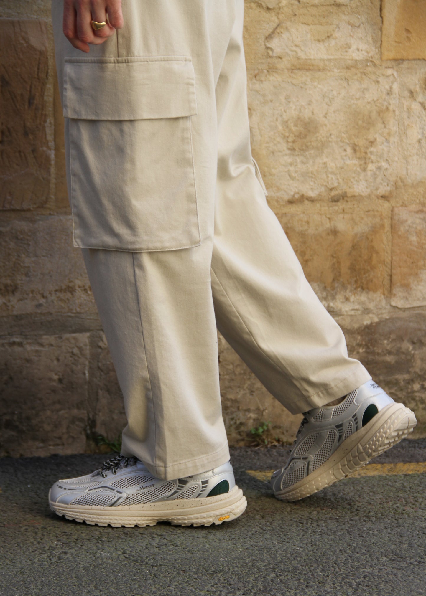 Pantalon cargo Phil beige