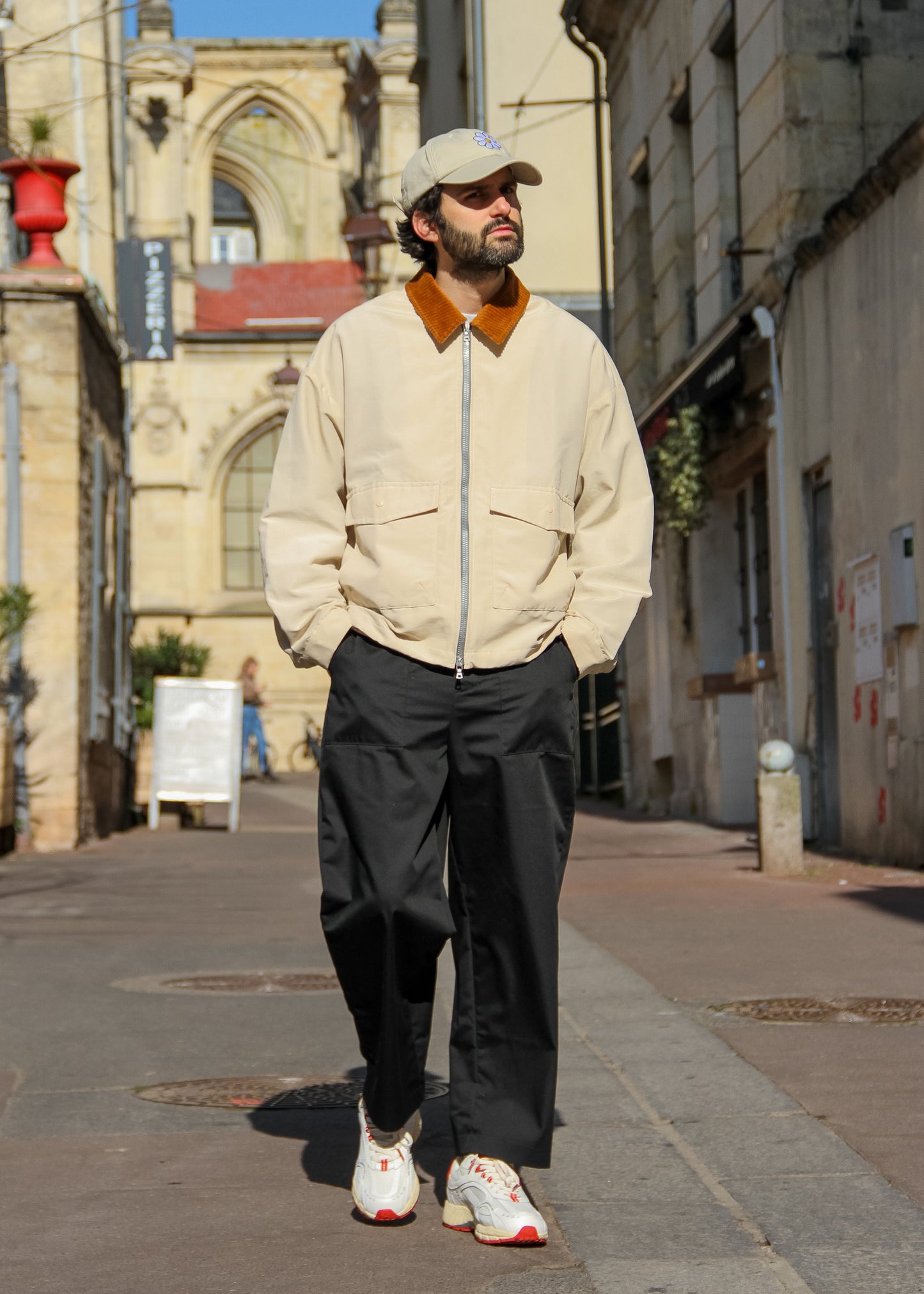 Veste Boxy Swing Jacket Cream
