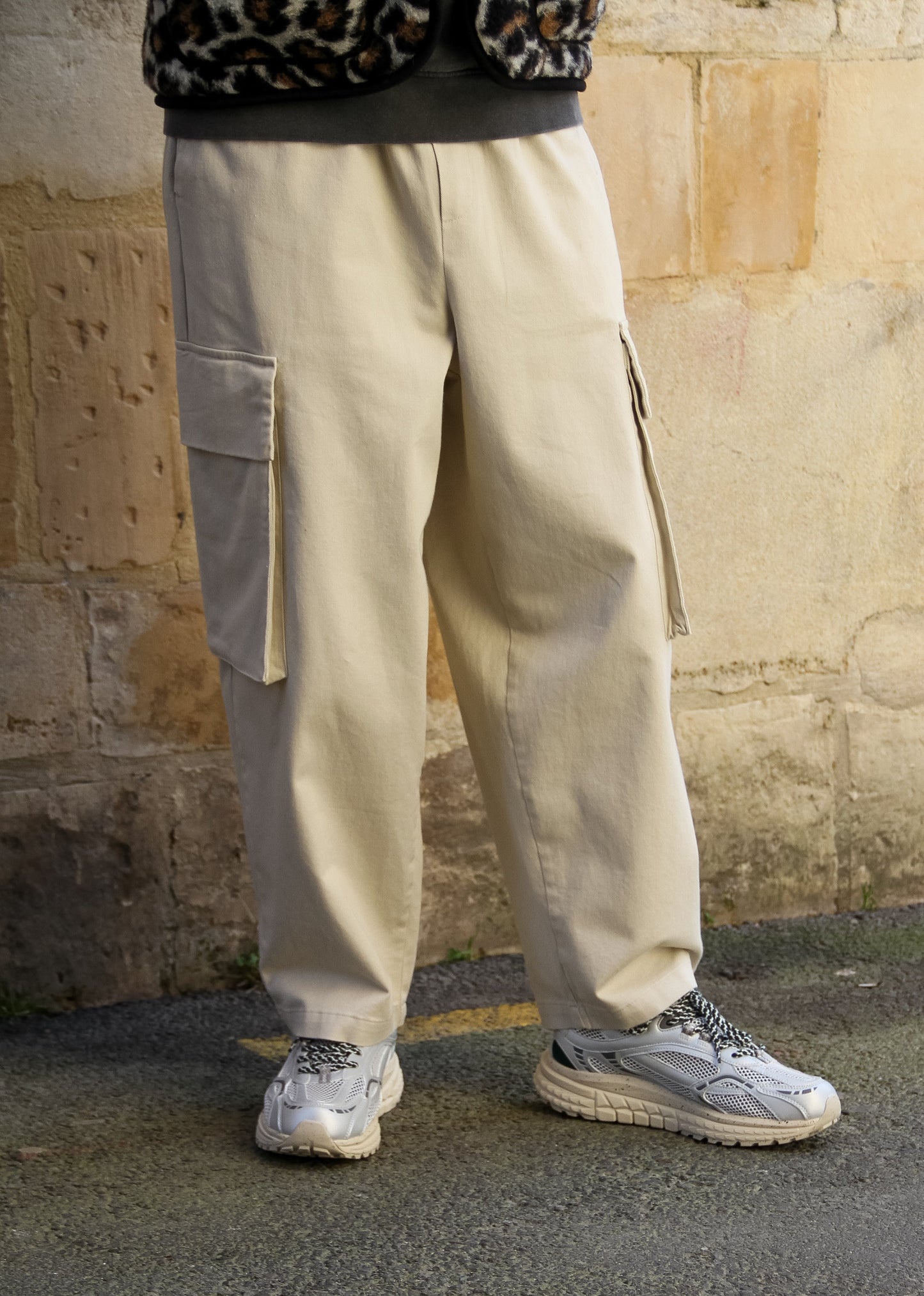 Pantalon cargo Phil beige