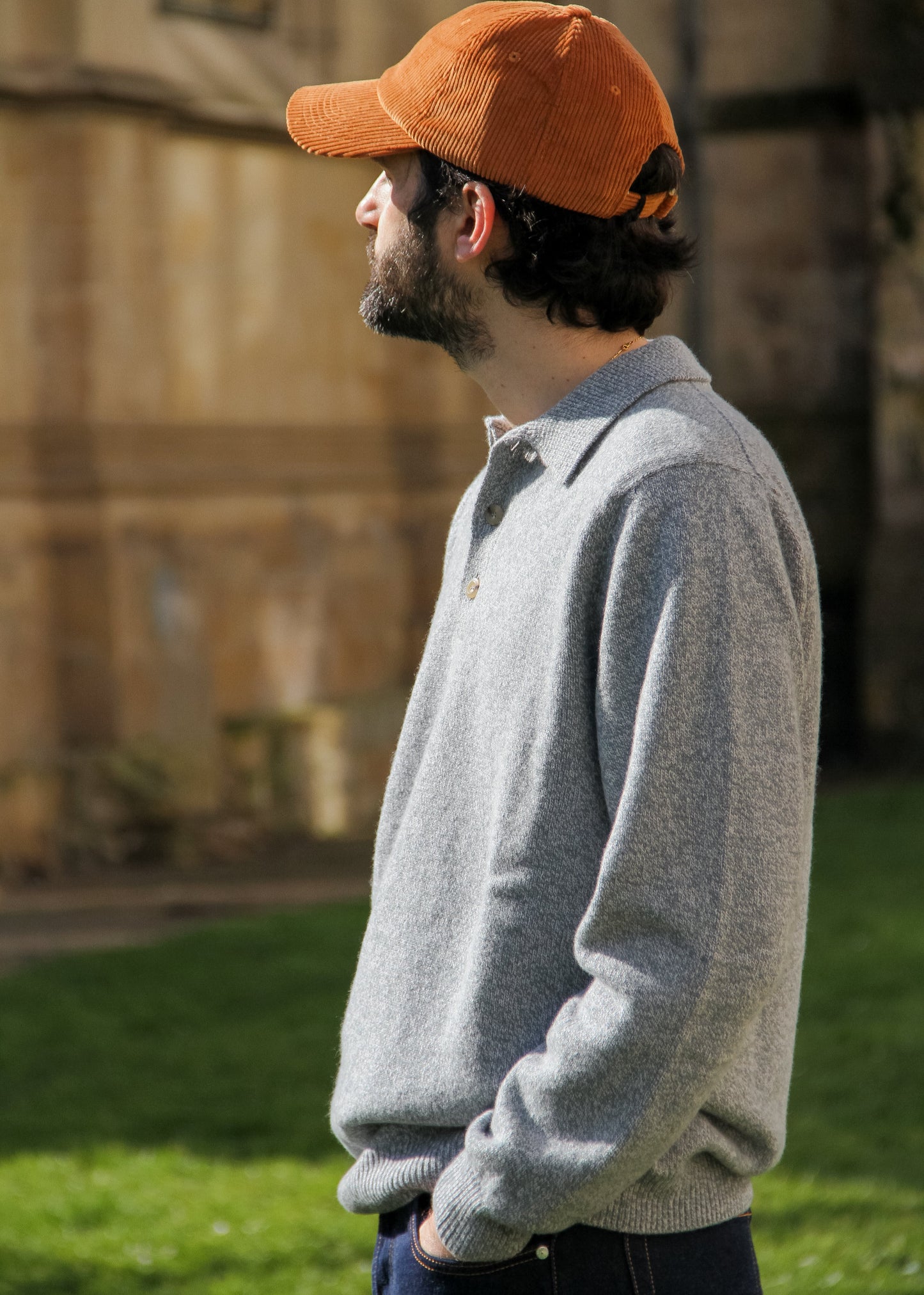 Pull Dance of the Polo knit - Sky Mix